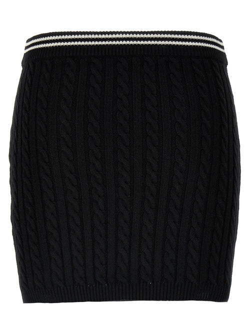Alessandra Rich Alessandra Rich Braided Skirt