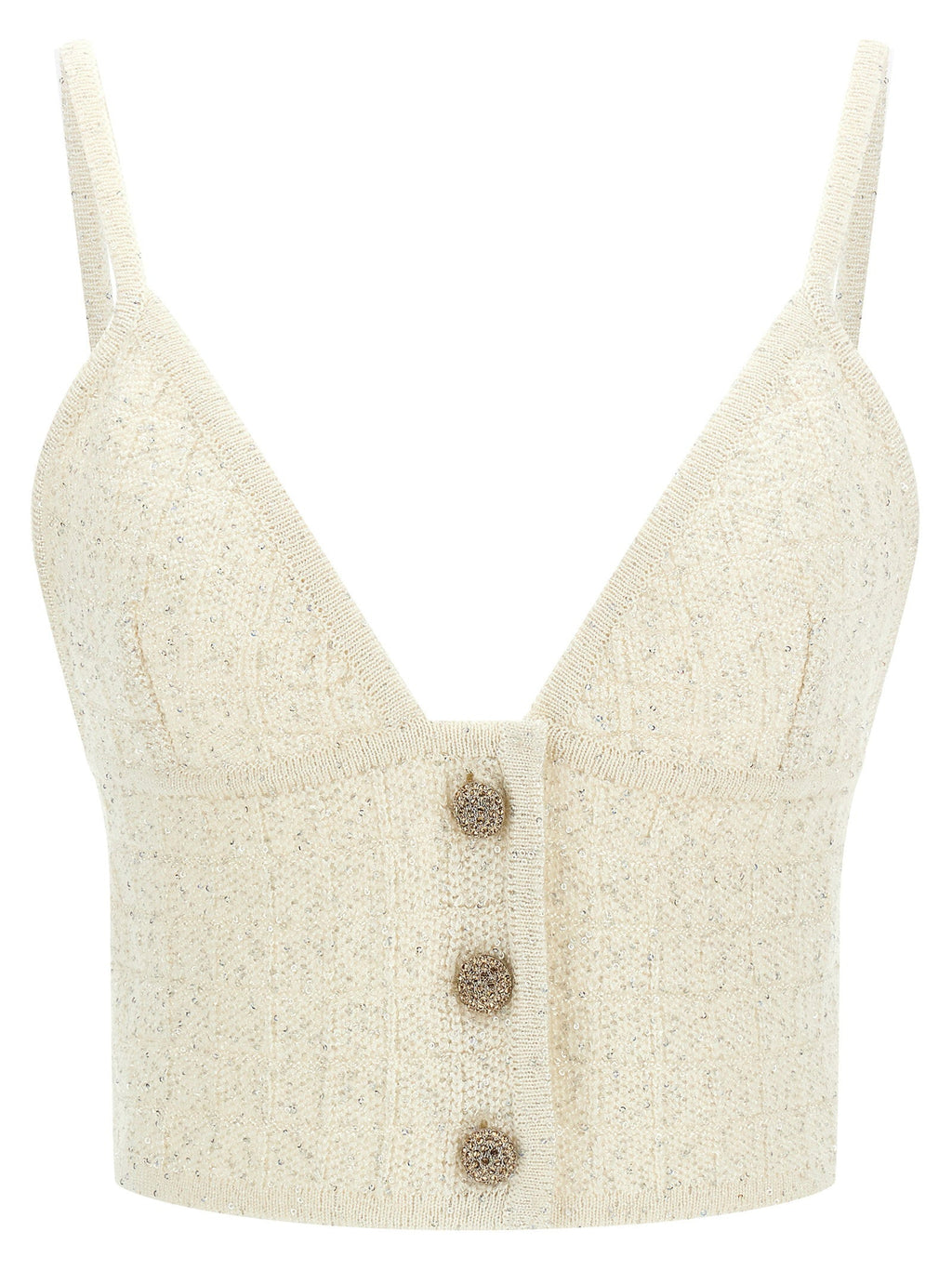 Alessandra Rich Alessandra Rich Sequin Top