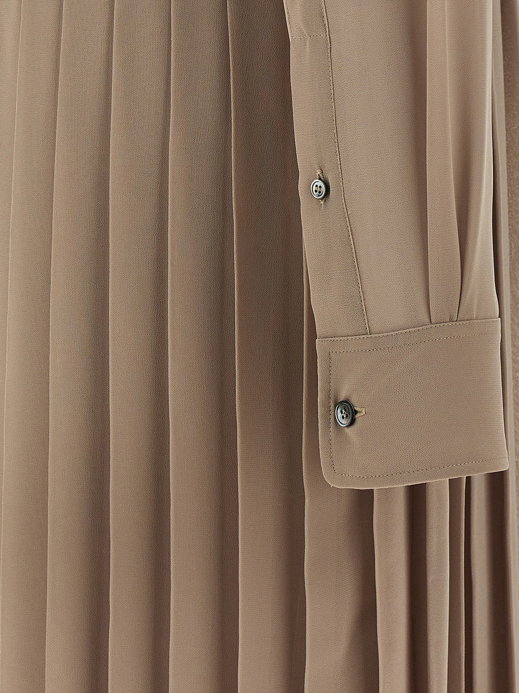 Ami Paris Ami Paris Pleated Midi Dress