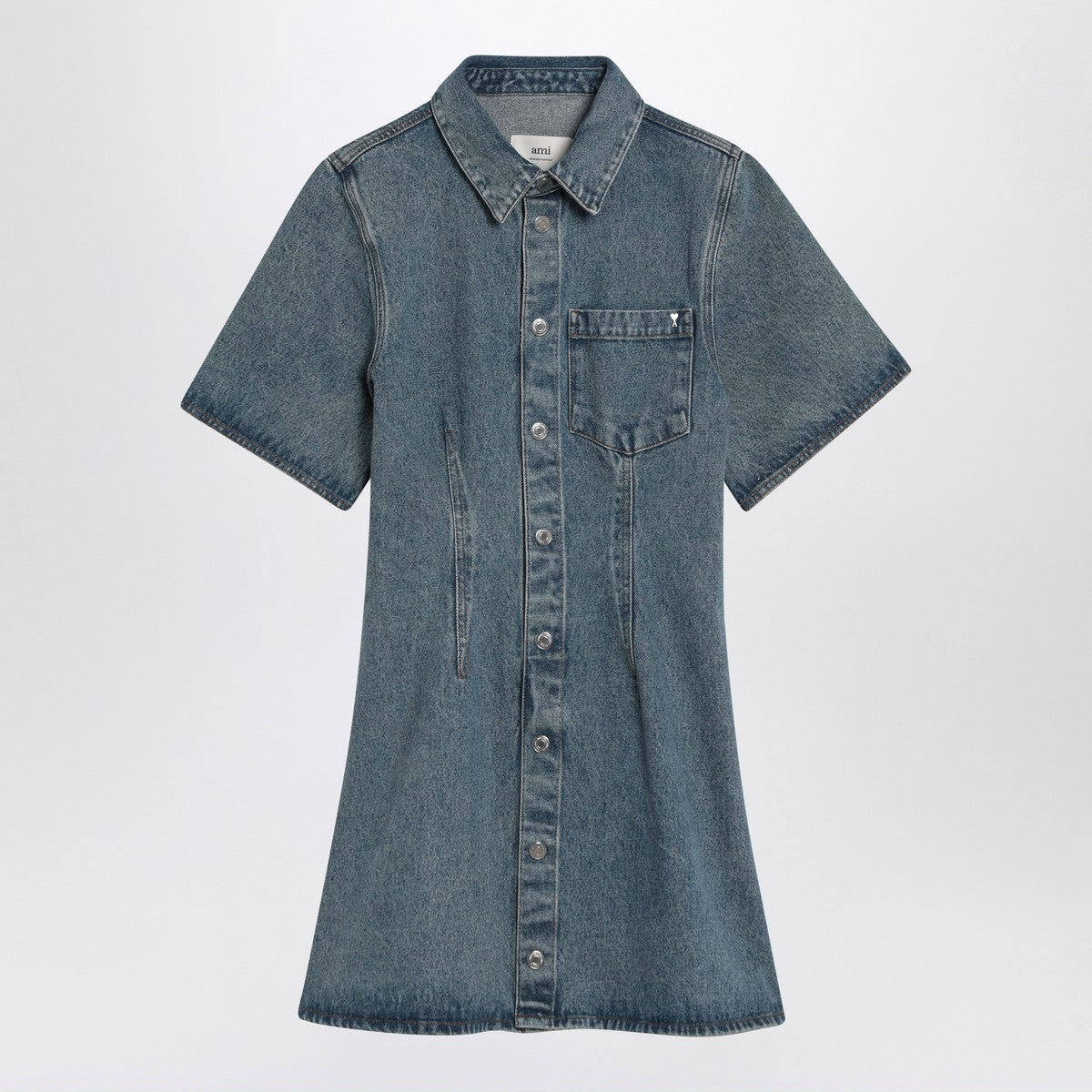 Ami Paris Ami Paris Mini dress Ami de Coeur in denim