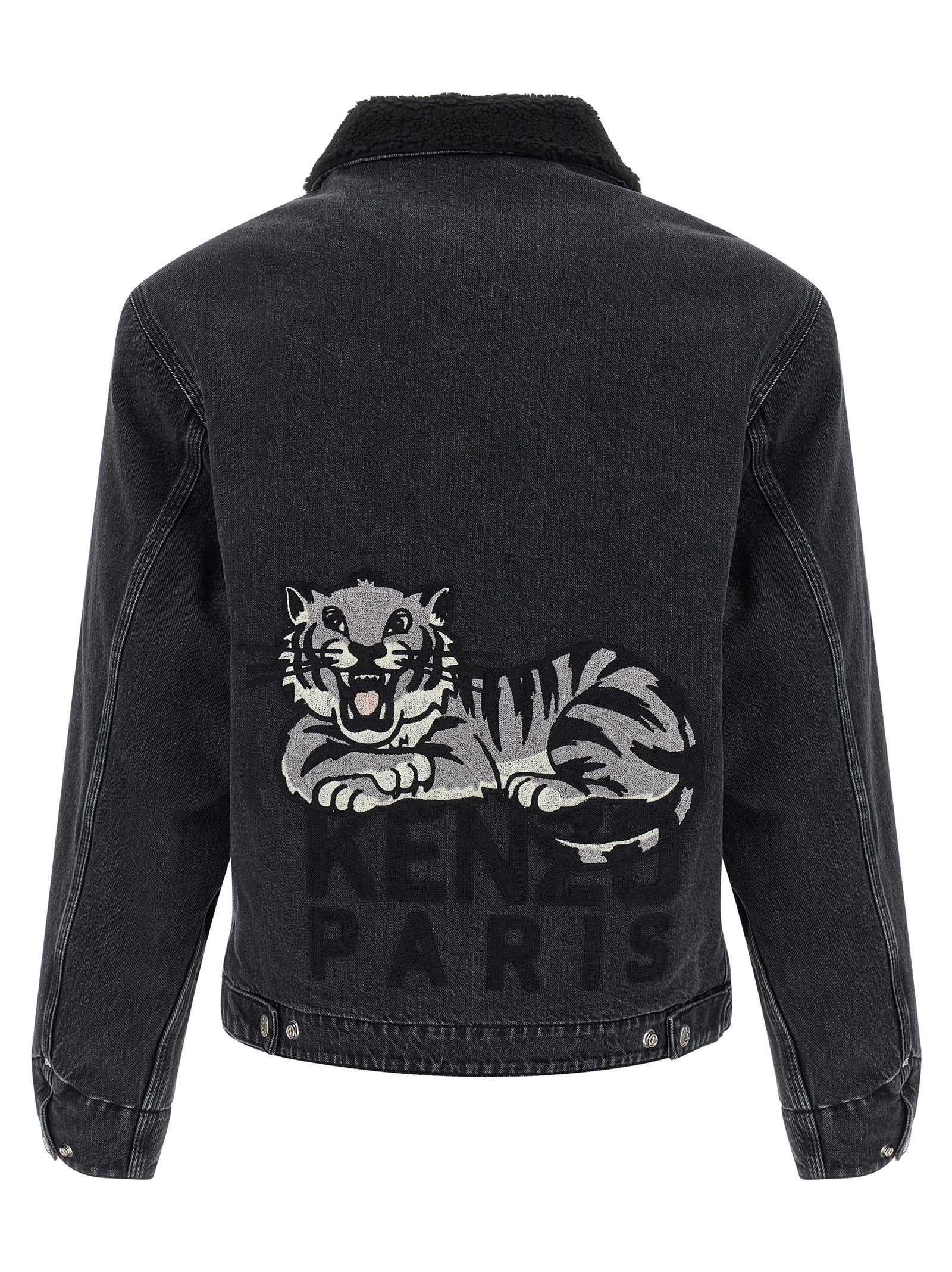 Kenzo Kenzo Happy Tiger Denim Jacket