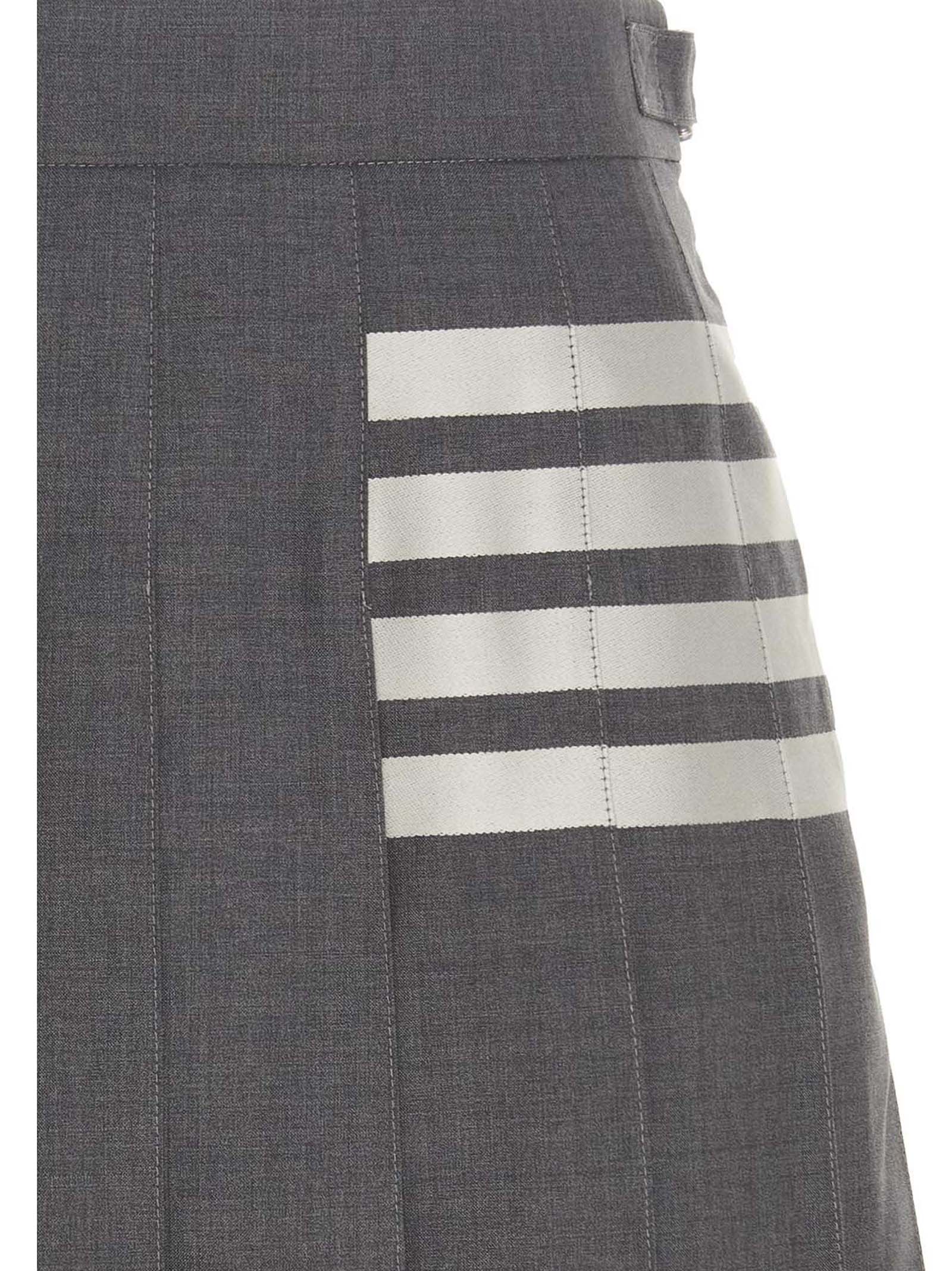 Thom Browne Thom Browne 4 Bar’ Skirt