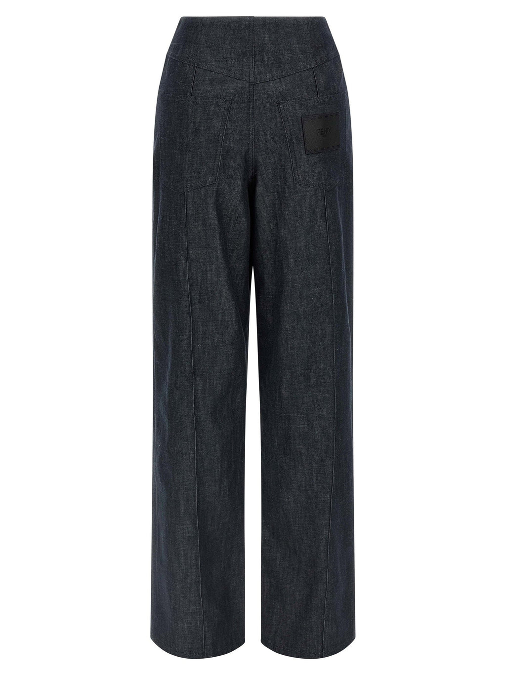 Fendi Fendi Roma Patch Jeans