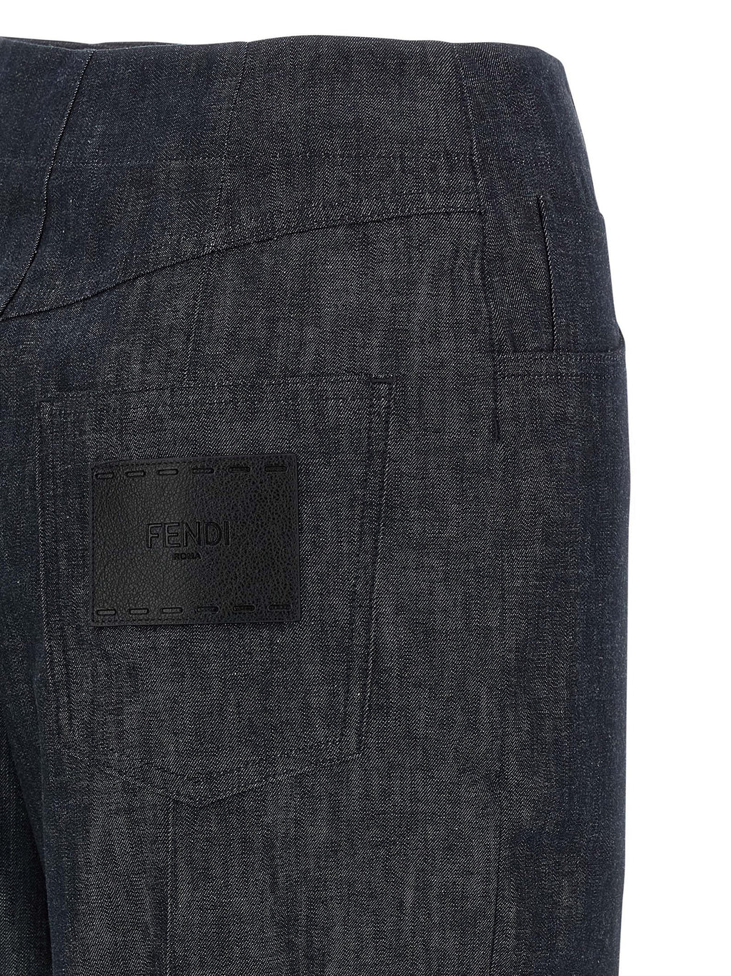 Fendi Fendi Roma Patch Jeans