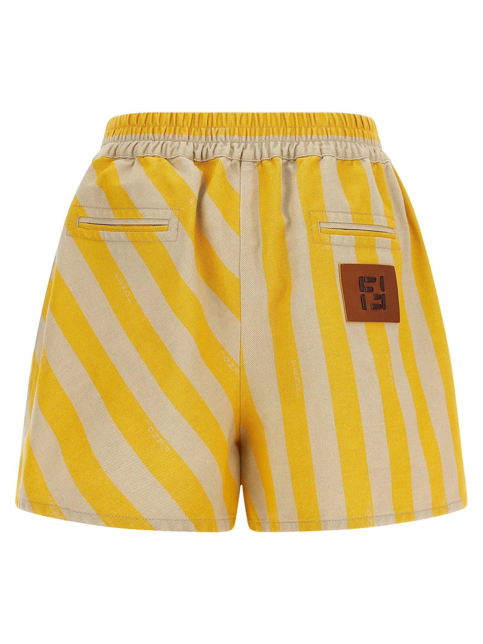 Fendi Fendi Pequin Striped Shorts