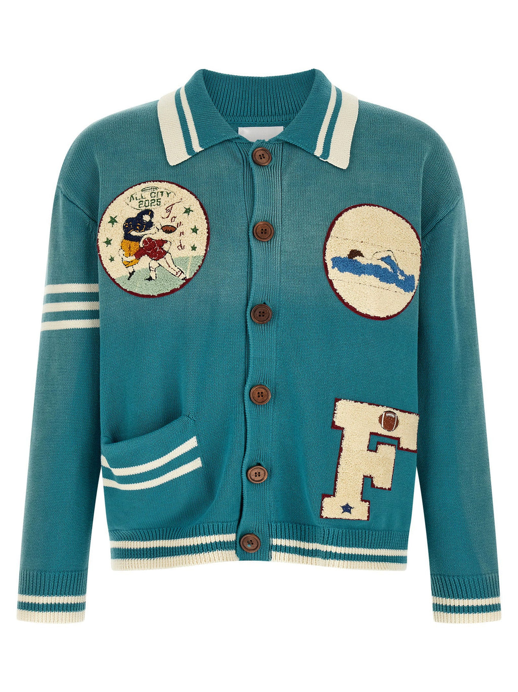 Found Found Fin Varsity Cardigan