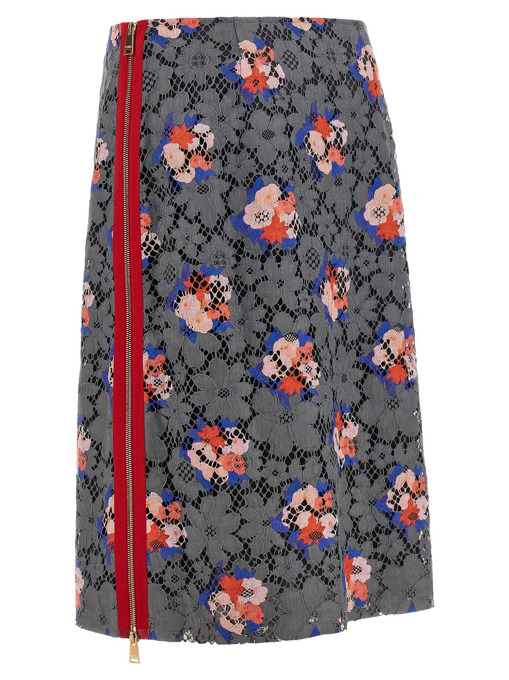 Fendi Fendi Bouquet Lace Skirt