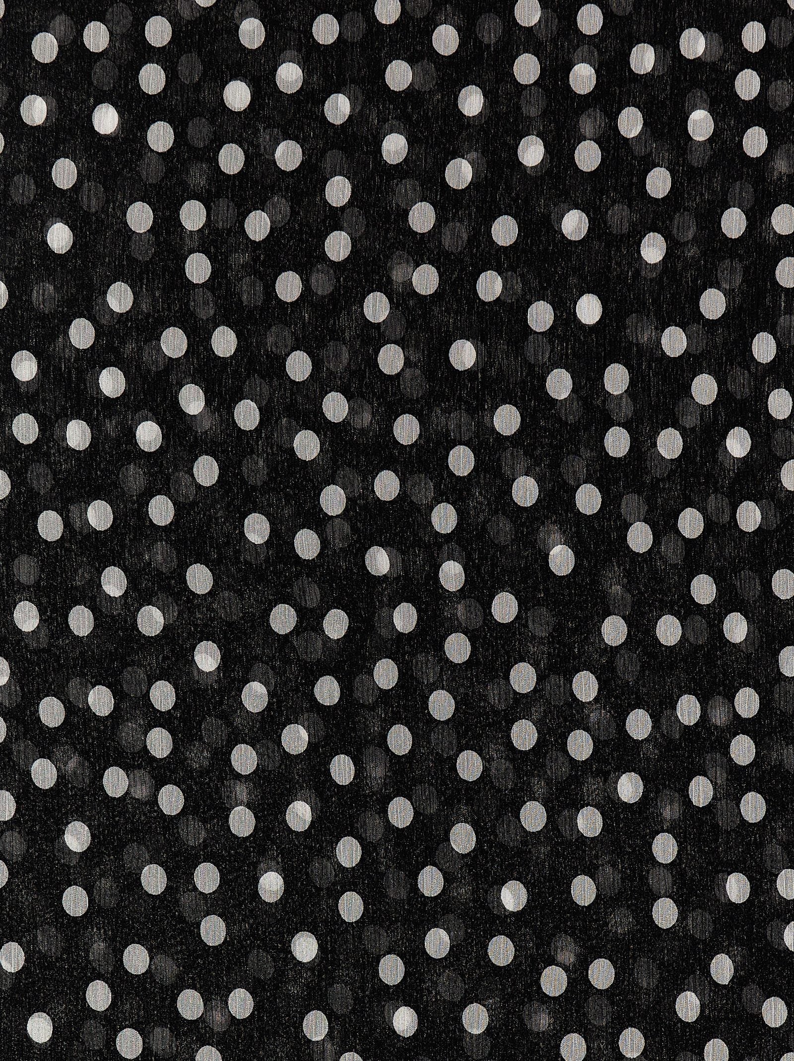 Dolce & Gabbana Dolce & Gabbana Polka Dot Chiffon Scarf