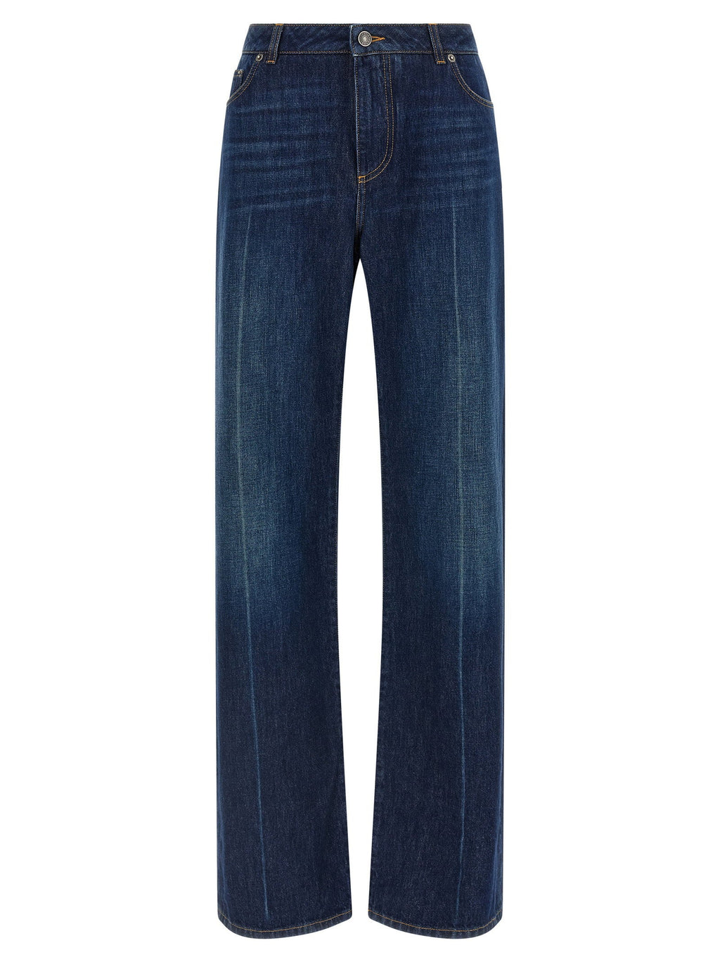 Dolce & Gabbana Dolce & Gabbana Stretched Pleated Trompe Loeil Jeans