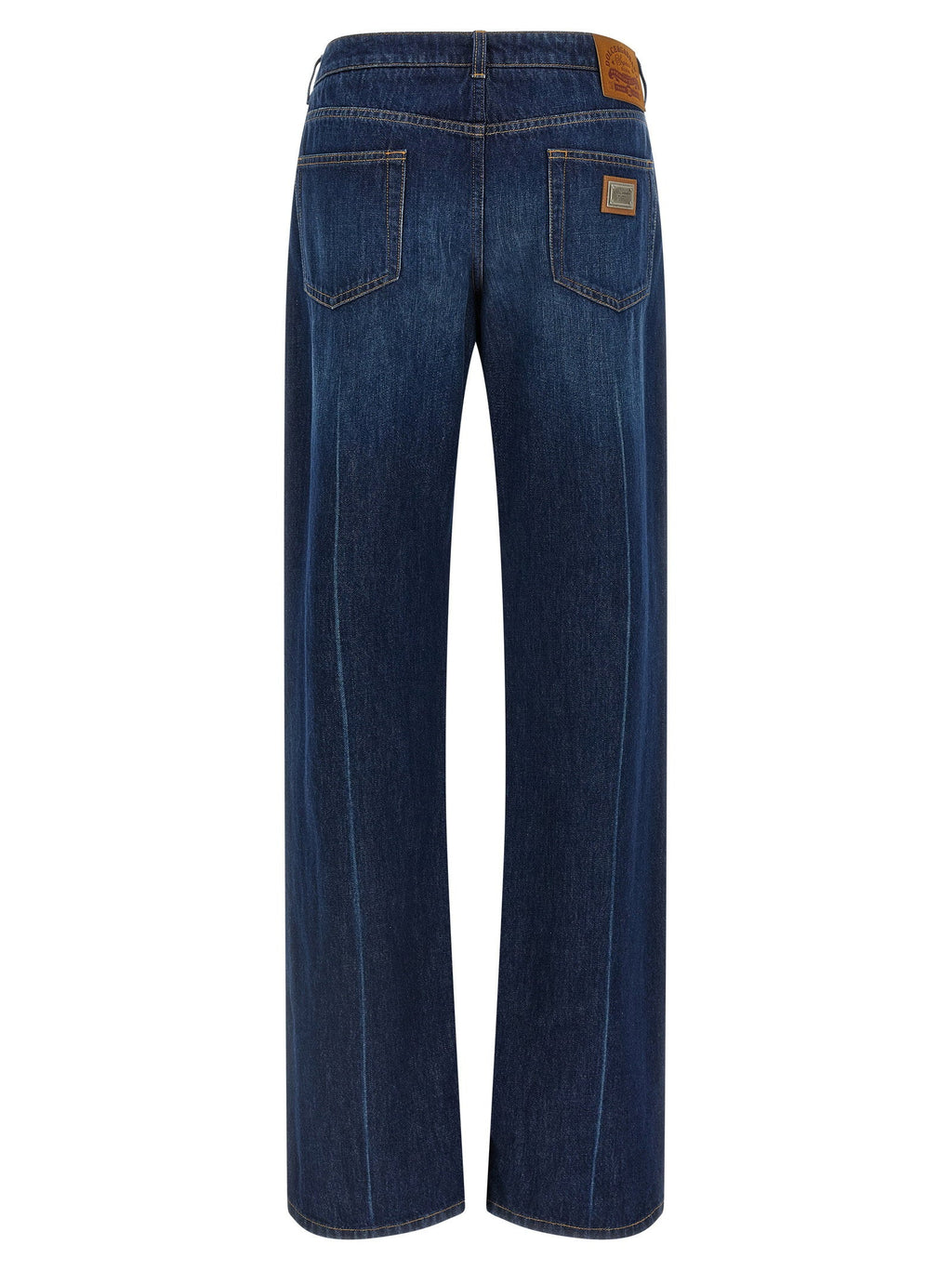 Dolce & Gabbana Dolce & Gabbana Stretched Pleated Trompe Loeil Jeans