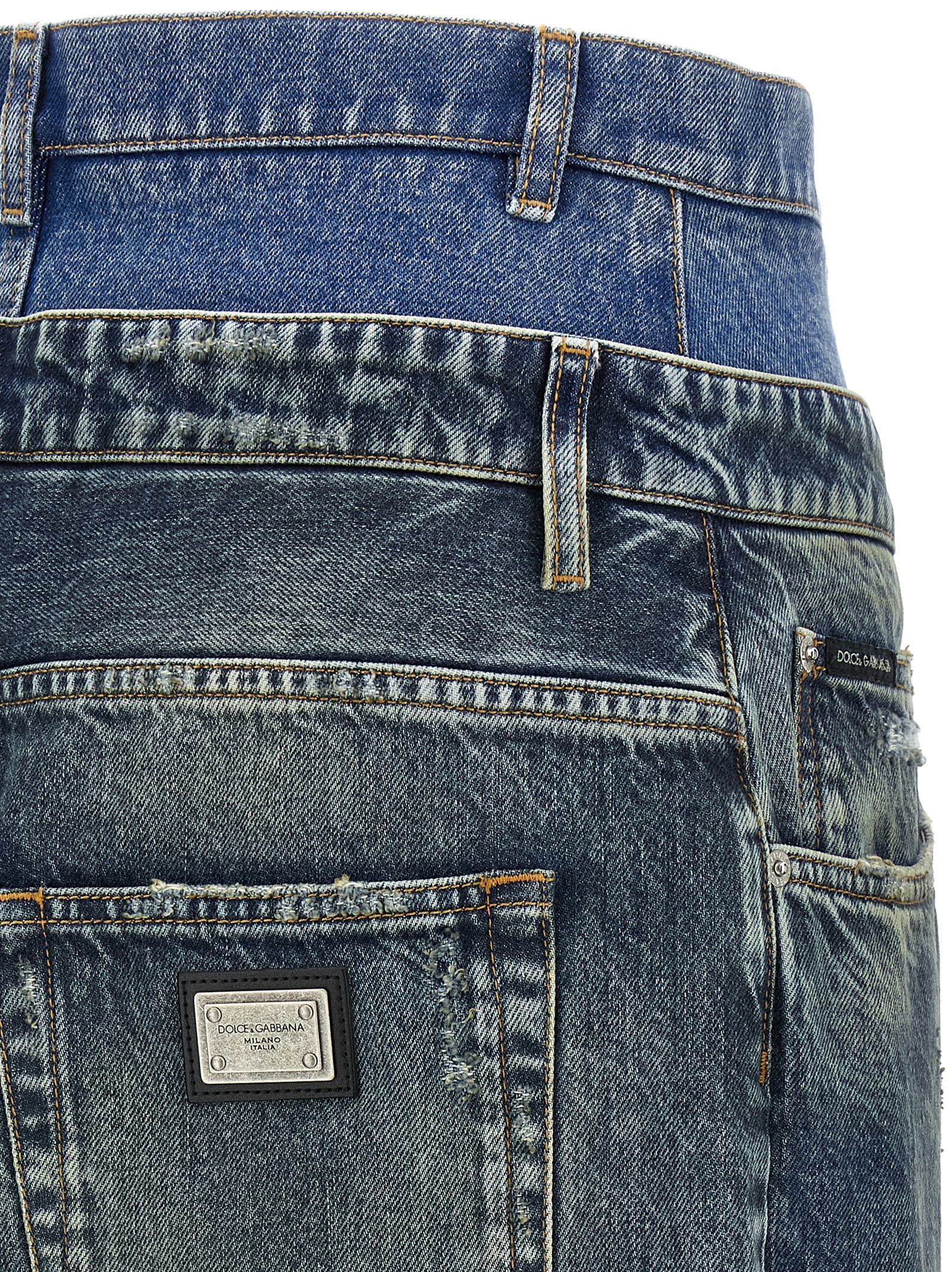 Dolce & Gabbana Dolce & Gabbana Double Layer Jeans