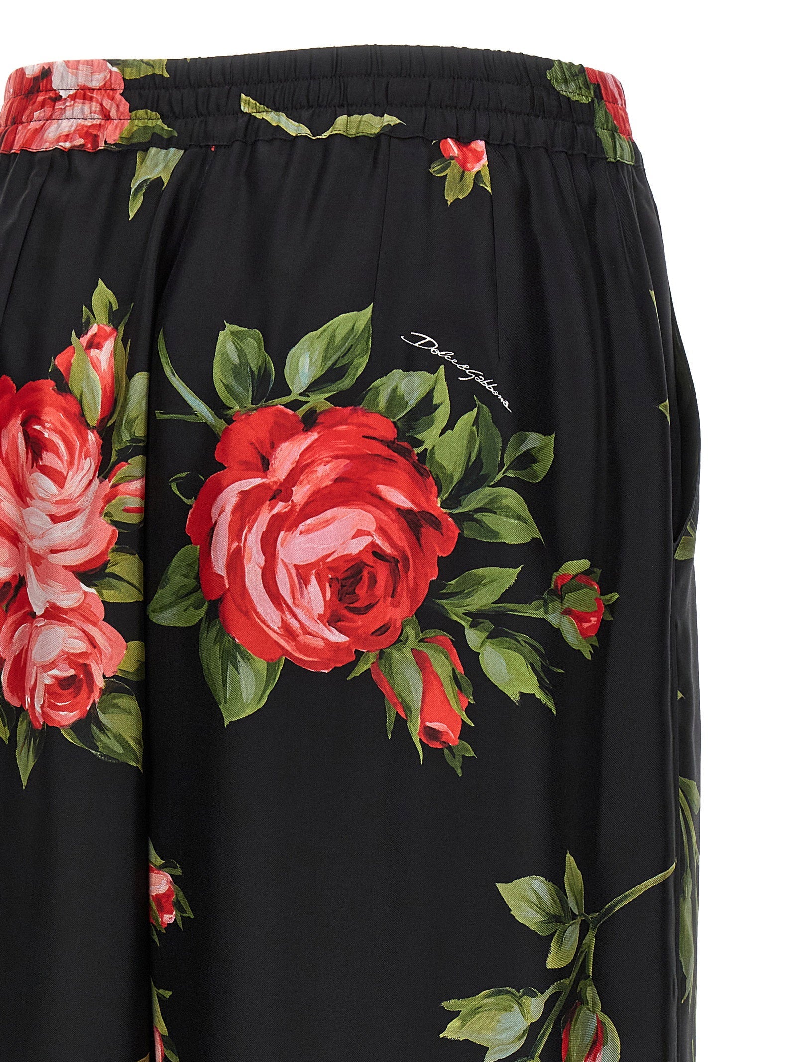 Dolce & Gabbana Dolce & Gabbana Bouquet Rose Pants