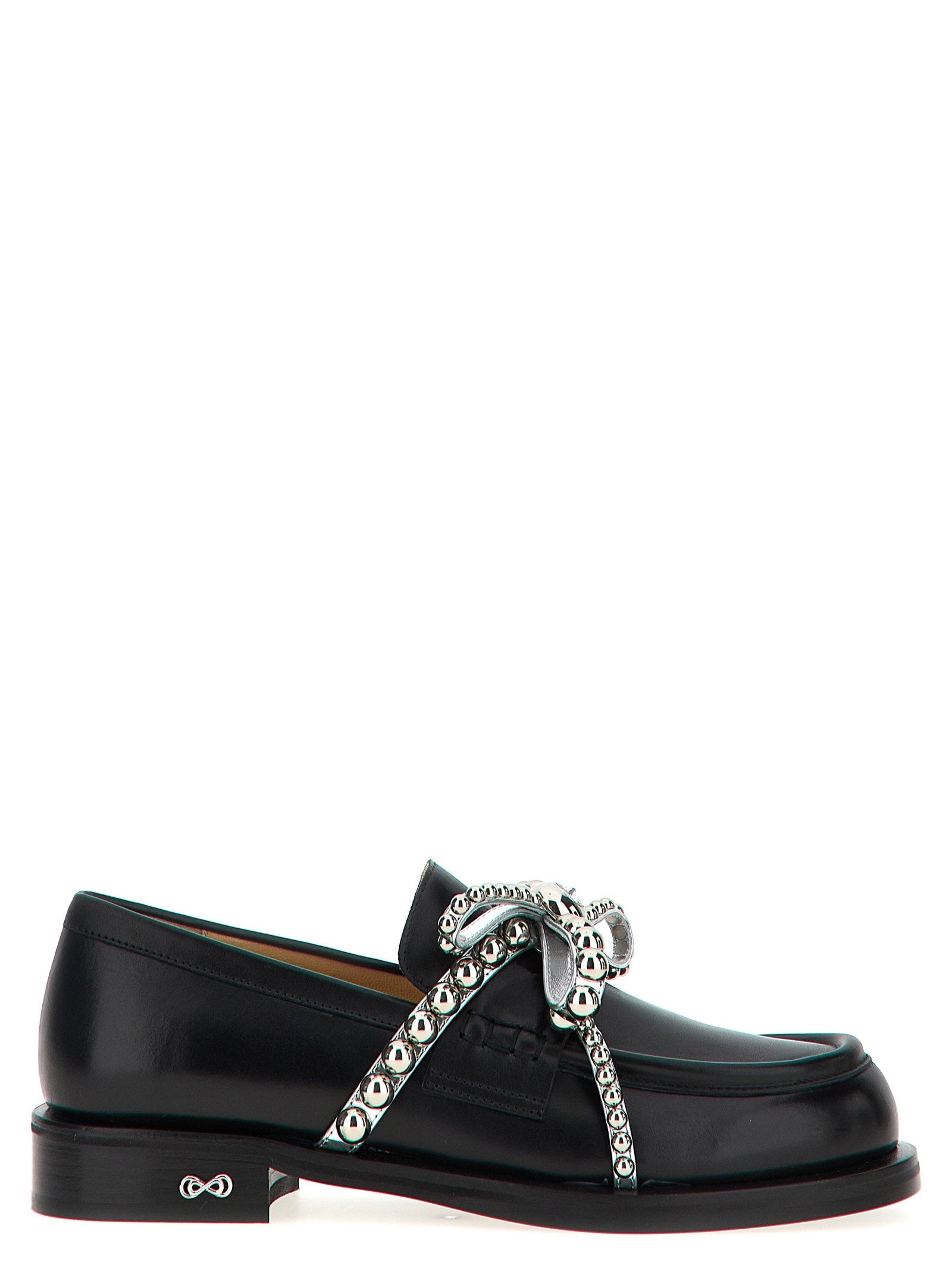 Mach & Mach Mach & Mach Crystal Studs Loafers