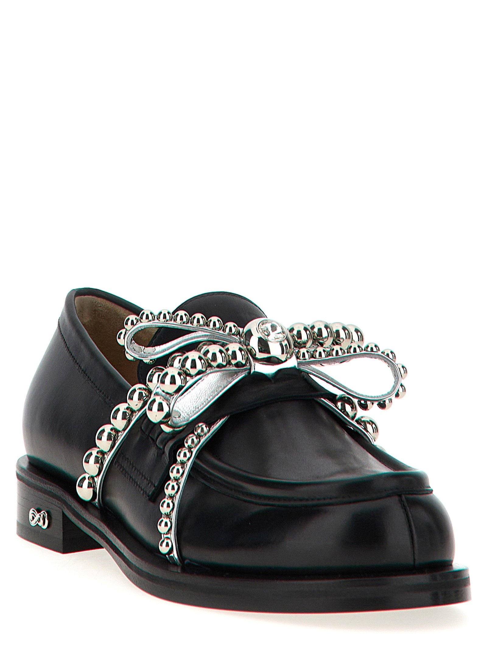 Mach & Mach Mach & Mach Crystal Studs Loafers