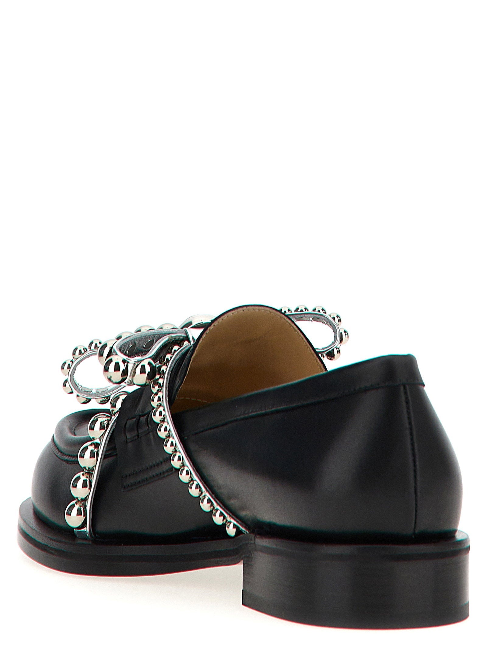Mach & Mach Mach & Mach Crystal Studs Loafers
