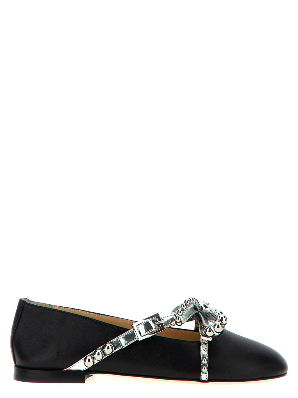 Mach & Mach Mach & Mach Crystal Studs Ballet Flats