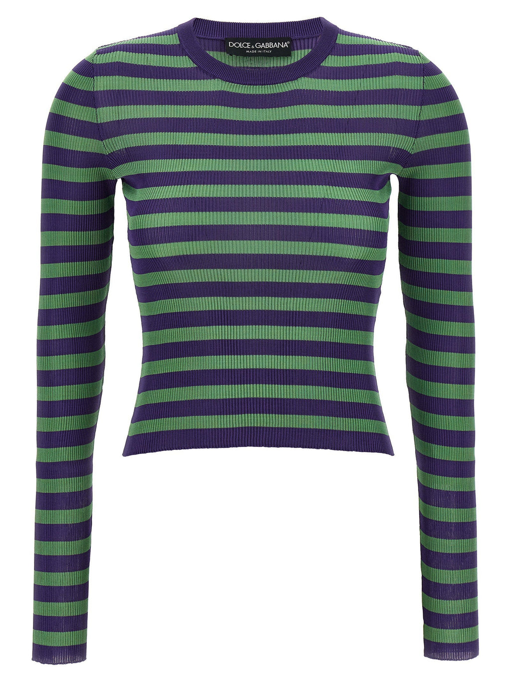 Dolce & Gabbana Dolce & Gabbana Striped Viscose Sweater