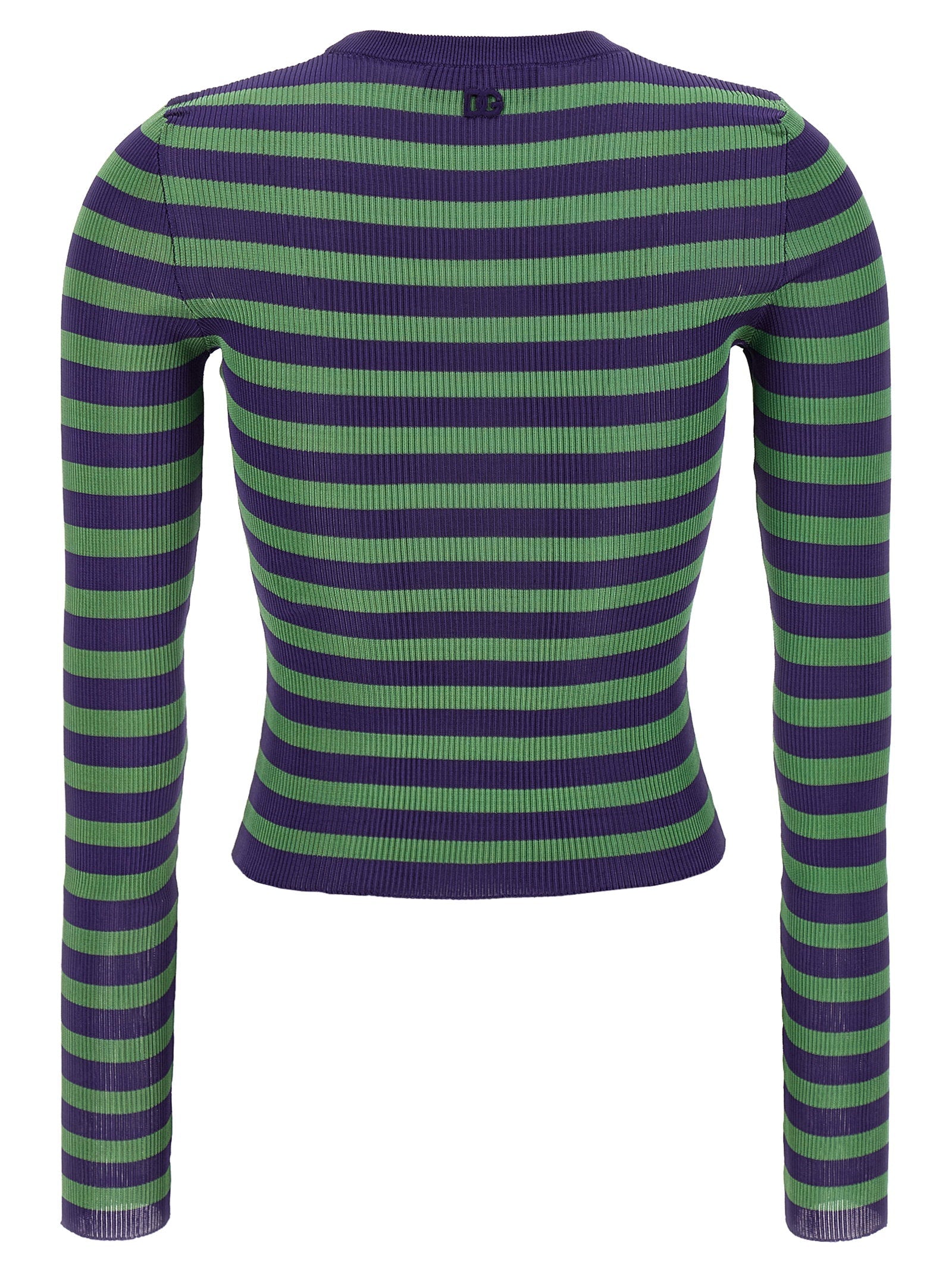 Dolce & Gabbana Dolce & Gabbana Striped Viscose Sweater