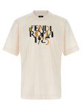 Fendi Fendi Roma 1925 Print T-shirt