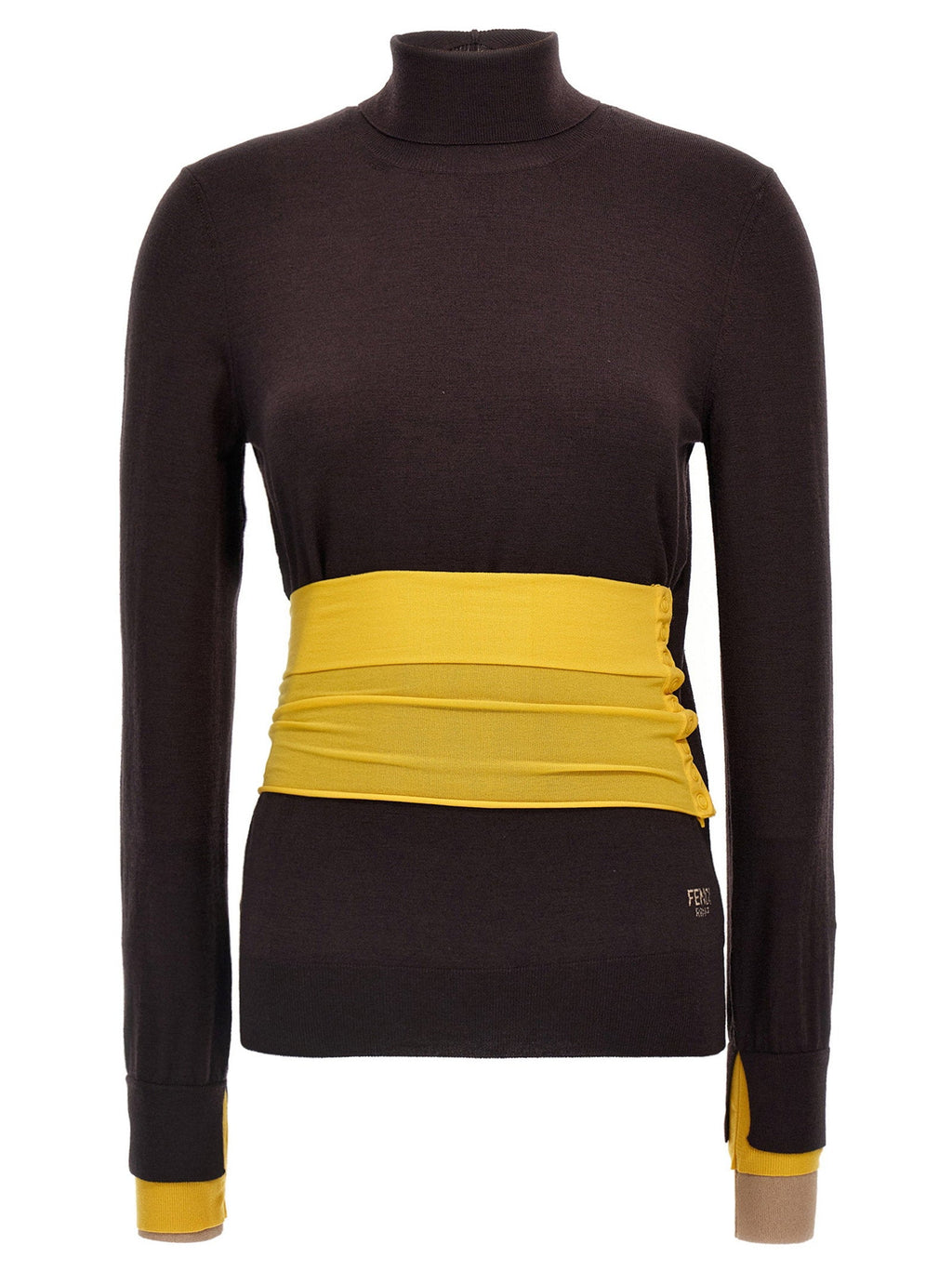 Fendi Fendi Wool Turtleneck Sweater