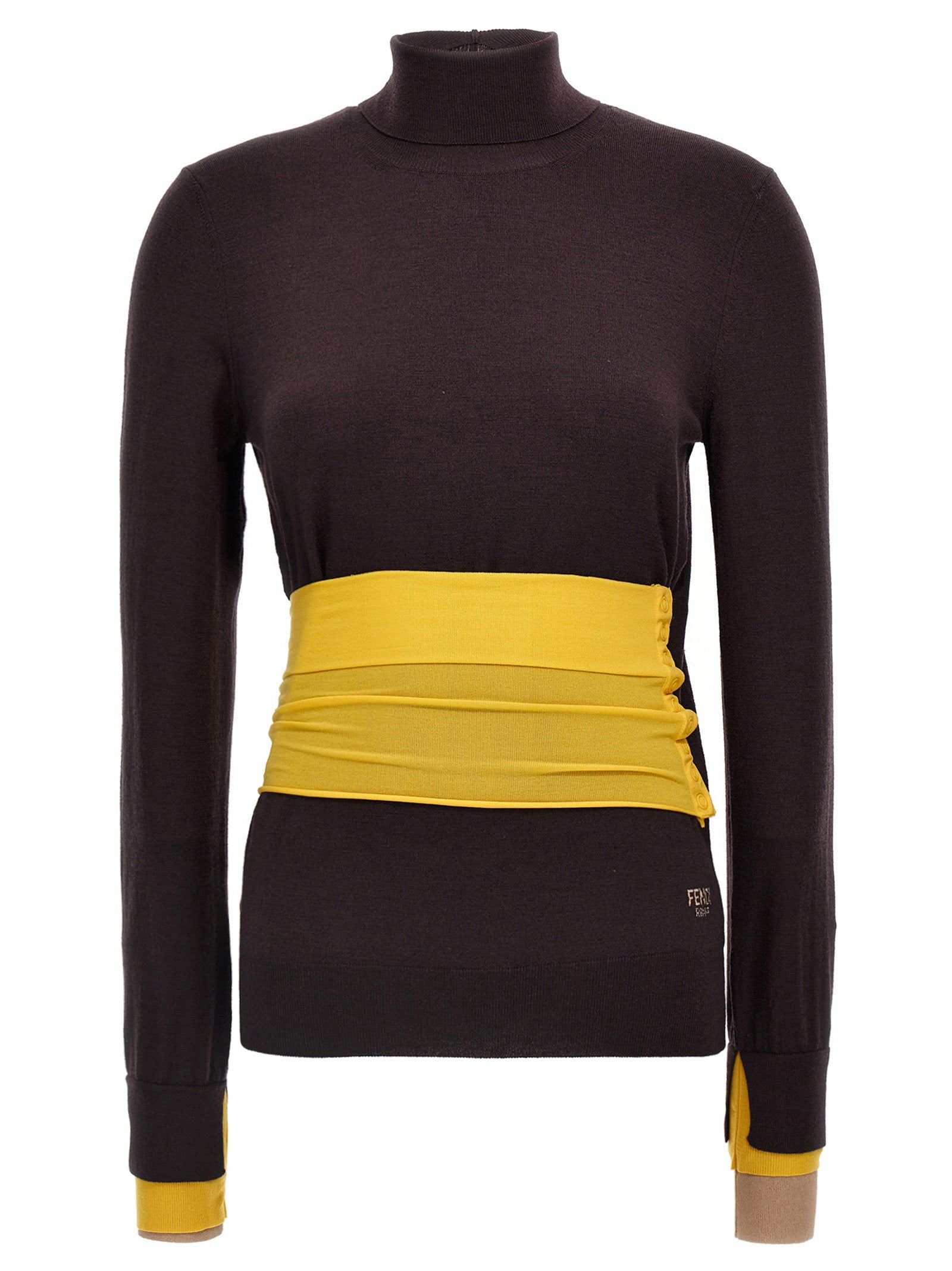 Fendi Fendi Wool Turtleneck Sweater