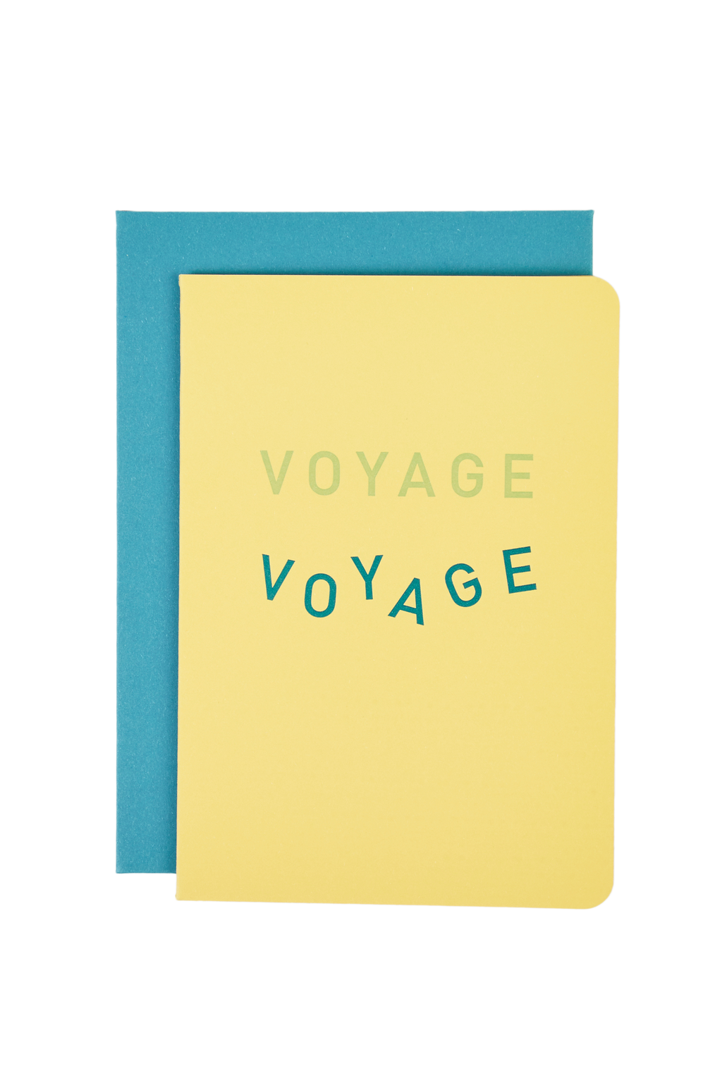 Le Typographe Voyage Voyage Folded Envelope