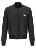 Dolce & Gabbana Dolce & Gabbana Logo Plaque Bomber Jacket