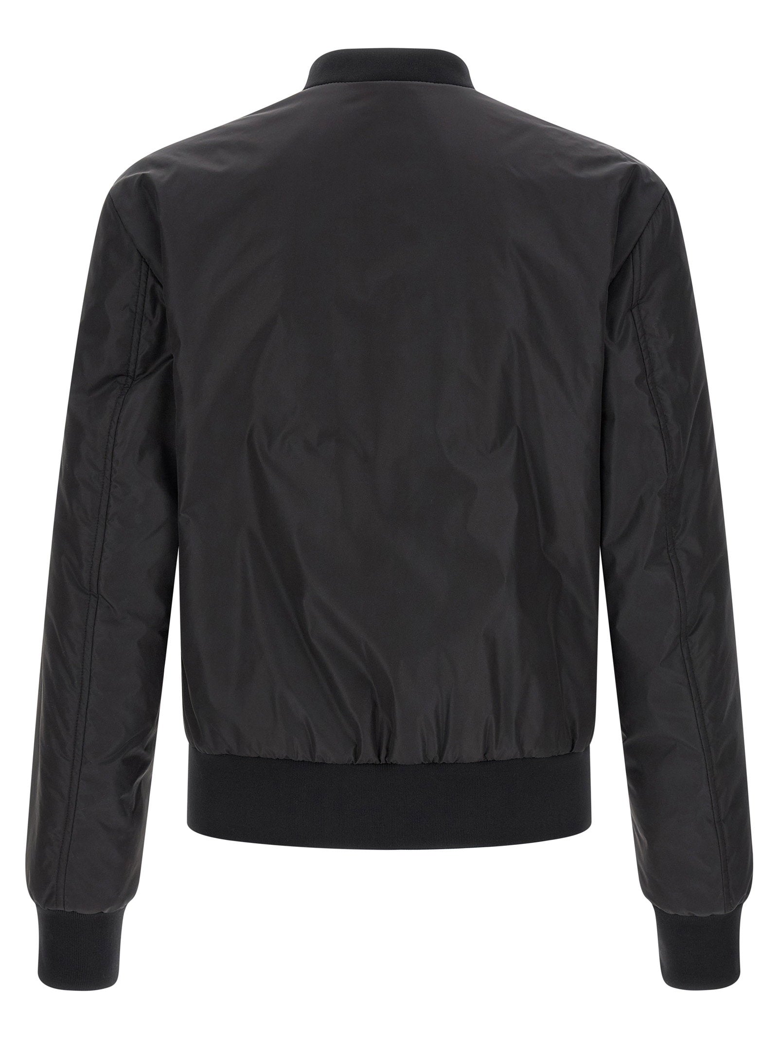 Dolce & Gabbana Dolce & Gabbana Logo Plaque Bomber Jacket