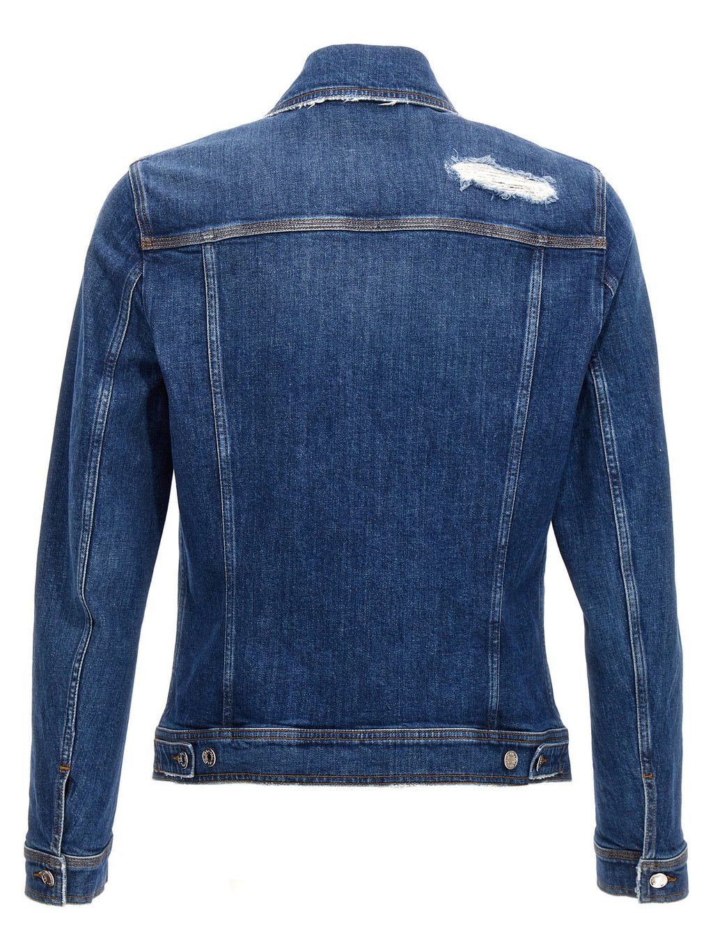 Dolce & Gabbana Dolce & Gabbana Denim Jacket With Used Effect