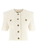 Balmain Balmain Cardigan Tweed Plumetis