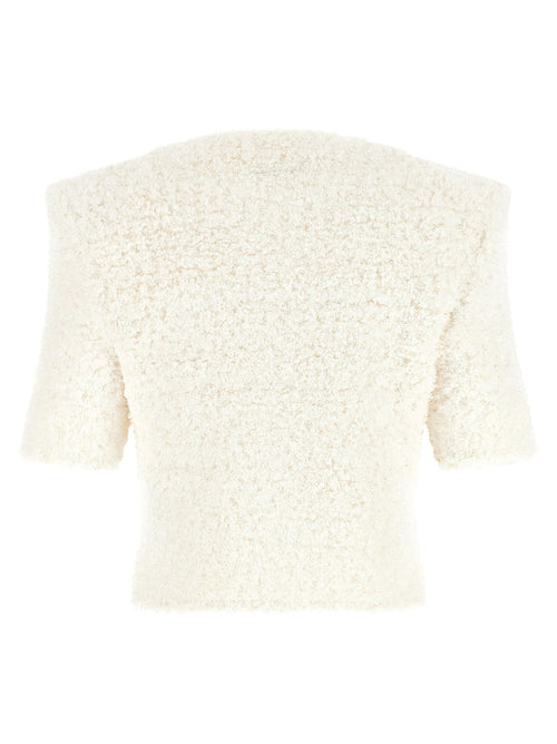 Balmain Balmain Cardigan Tweed Plumetis