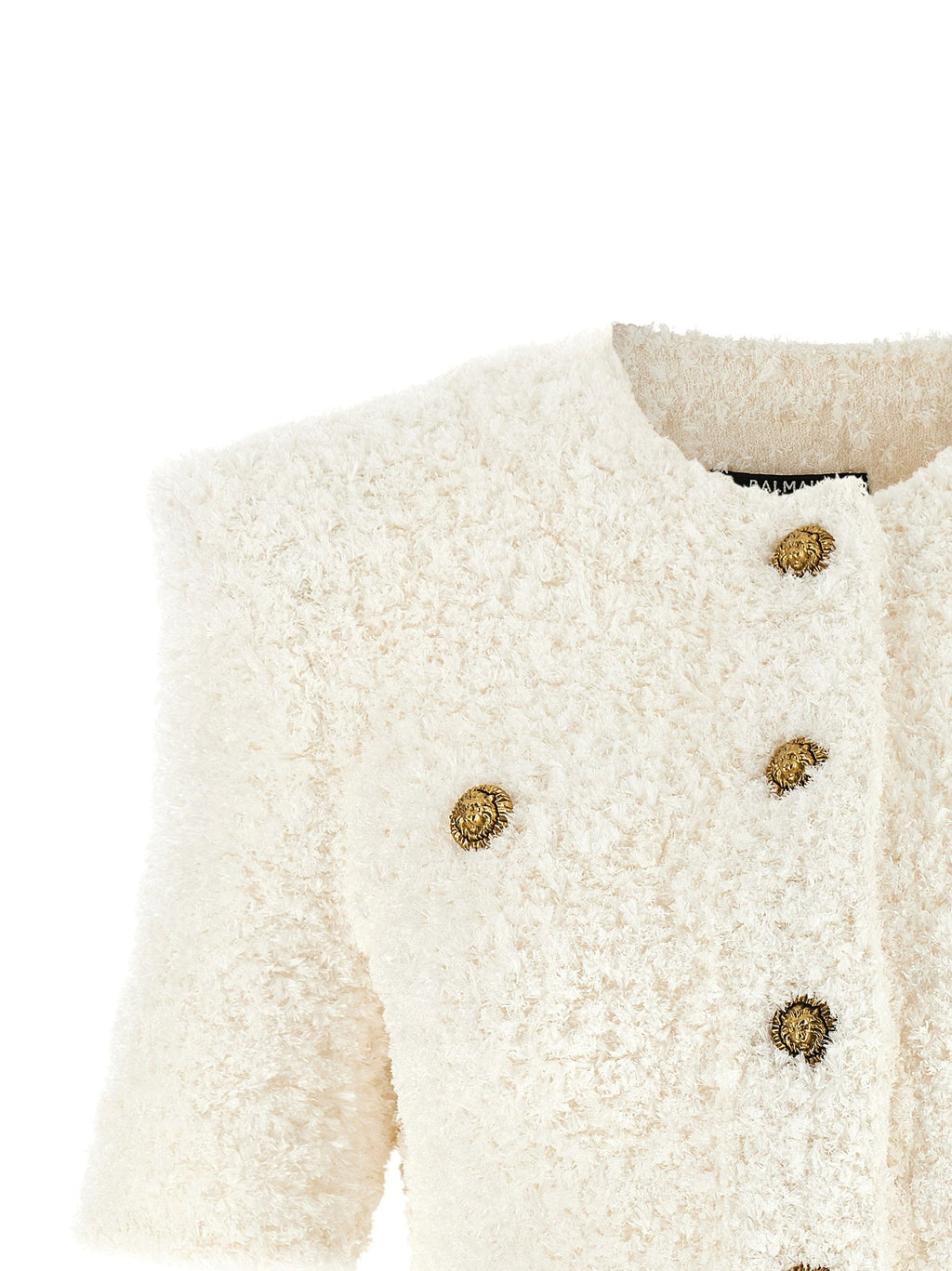 Balmain Balmain Cardigan Tweed Plumetis