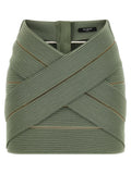 Balmain Balmain V-shaped Waist Skirt