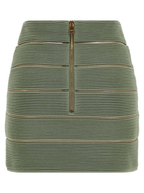 Balmain Balmain V-shaped Waist Skirt