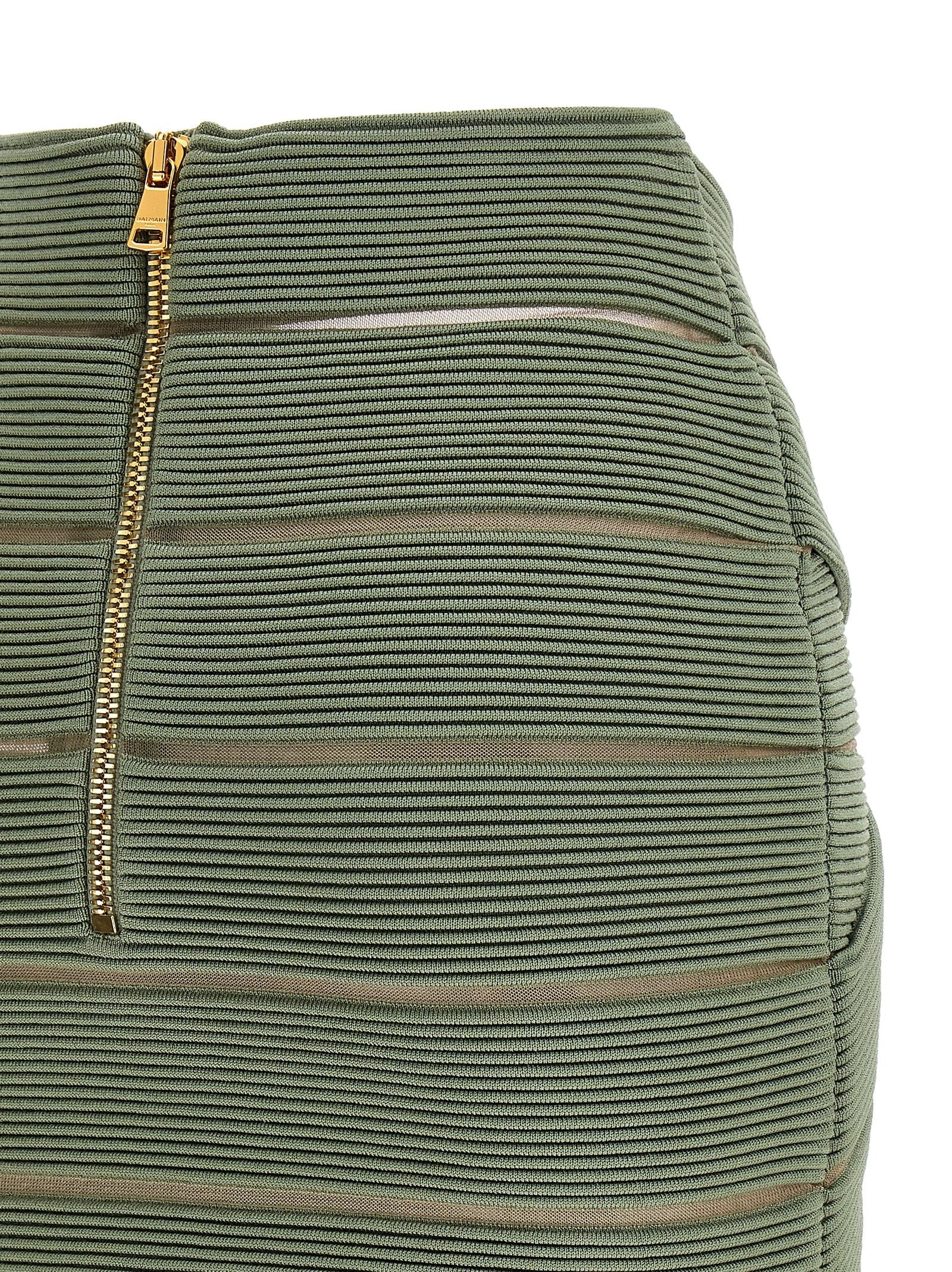 Balmain Balmain V-shaped Waist Skirt