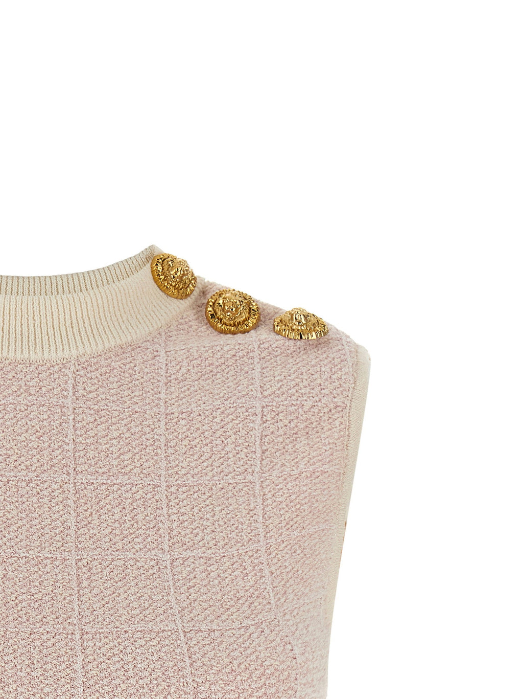 Balmain Balmain Testa Di Leone Tweed Vest