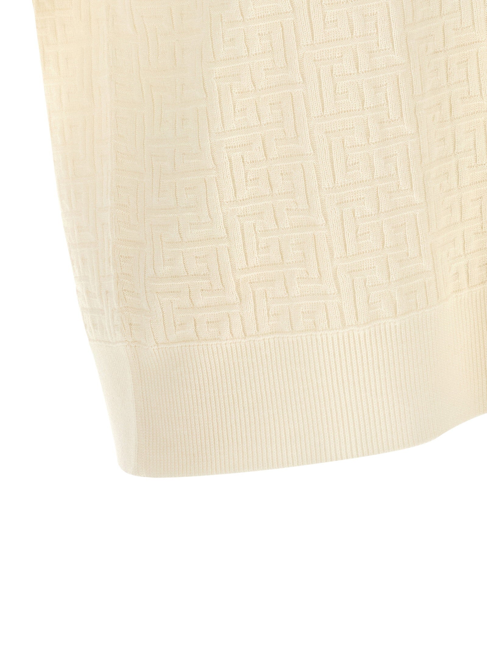 Balmain Balmain Monogram Jacquard Polo Shirt