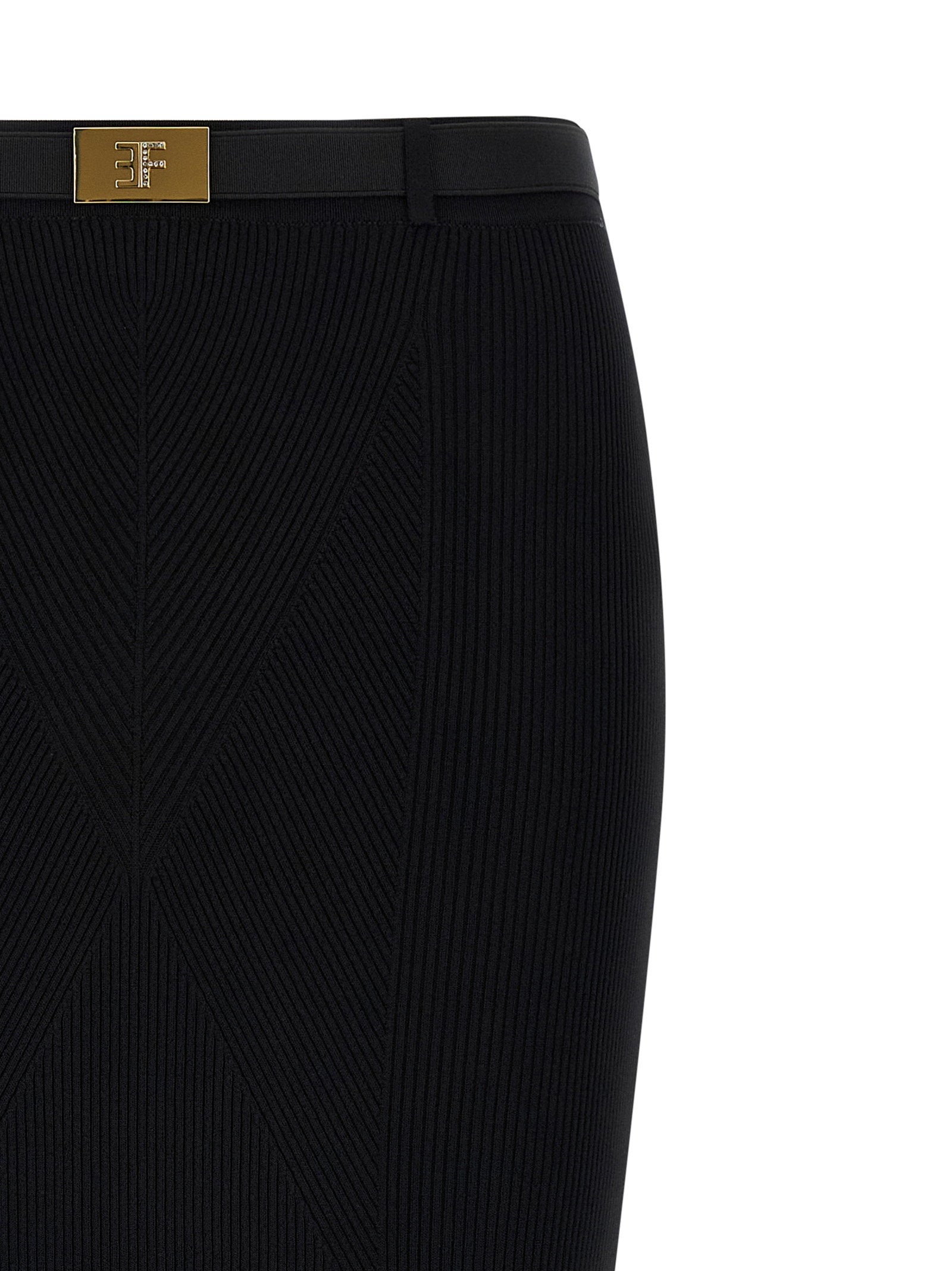 Elisabetta Franchi Elisabetta Franchi Ribbed Knit Skirt
