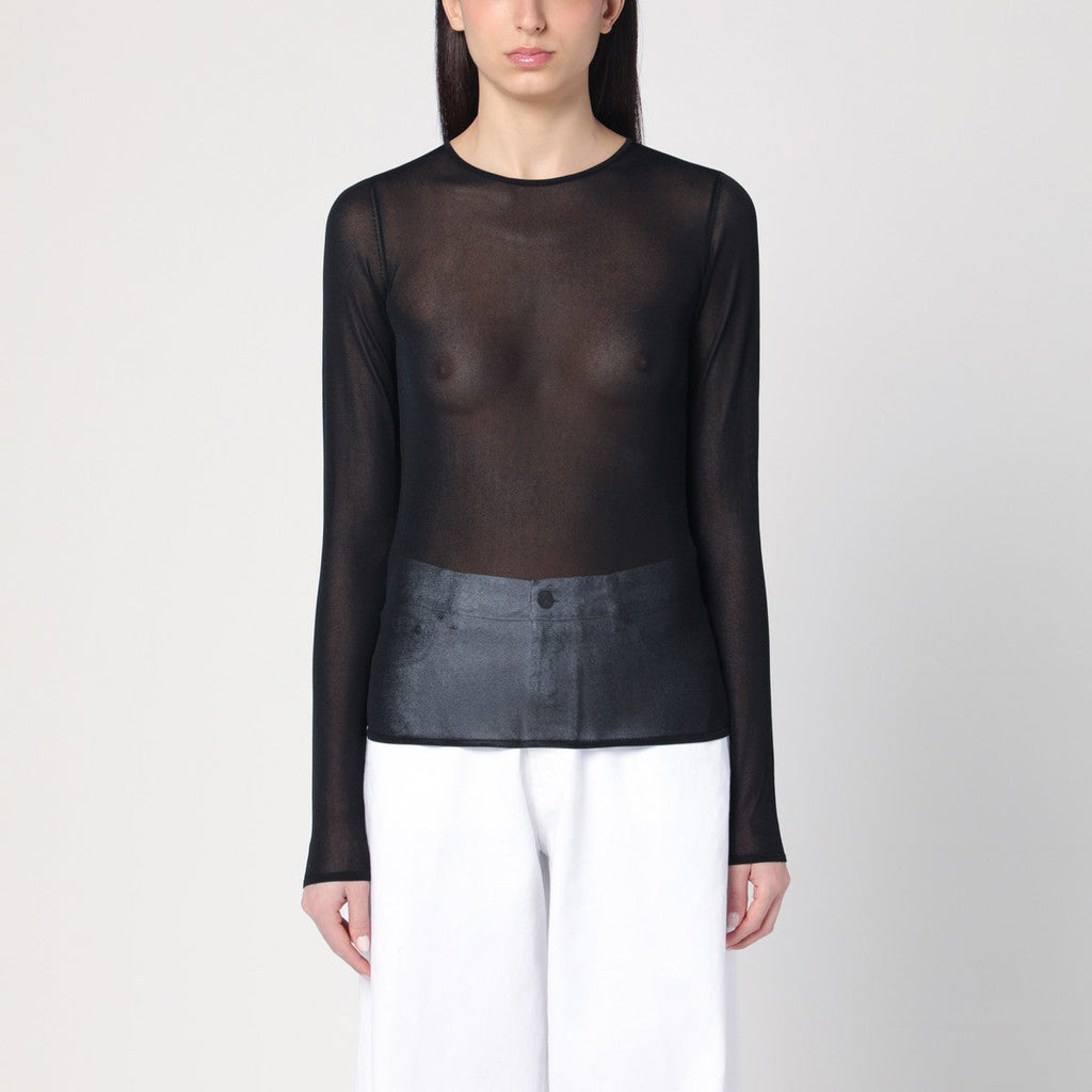 Golden Goose — Black Semi-Transparent Sweater