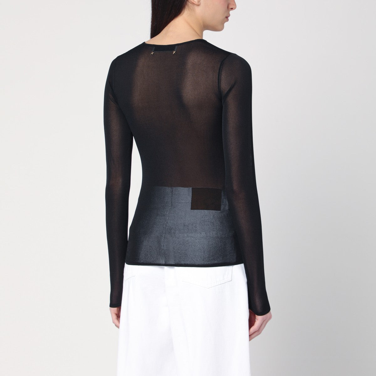 Golden Goose — Black Semi-Transparent Sweater
