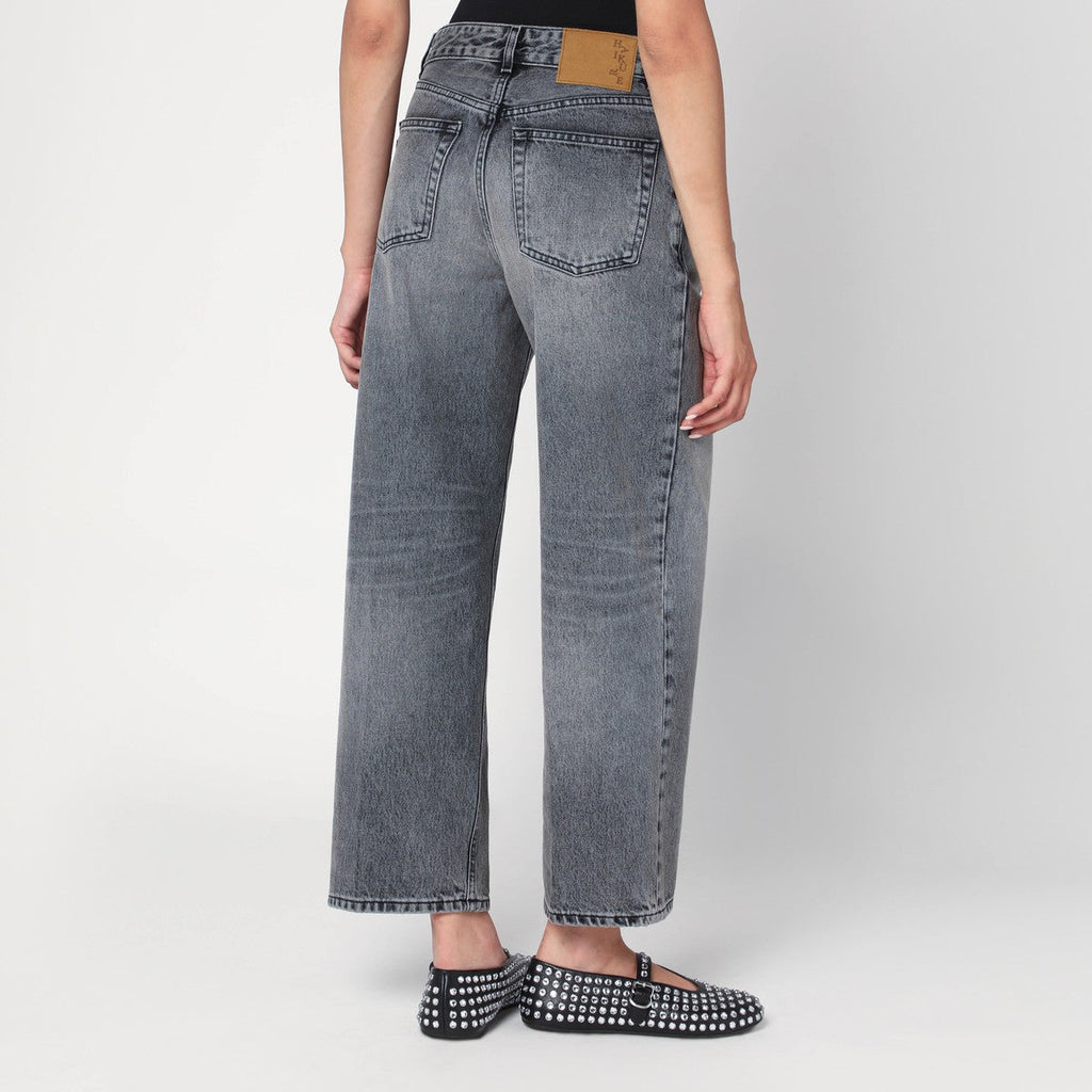 Haikure HAIKURE Grey washed effect jeans