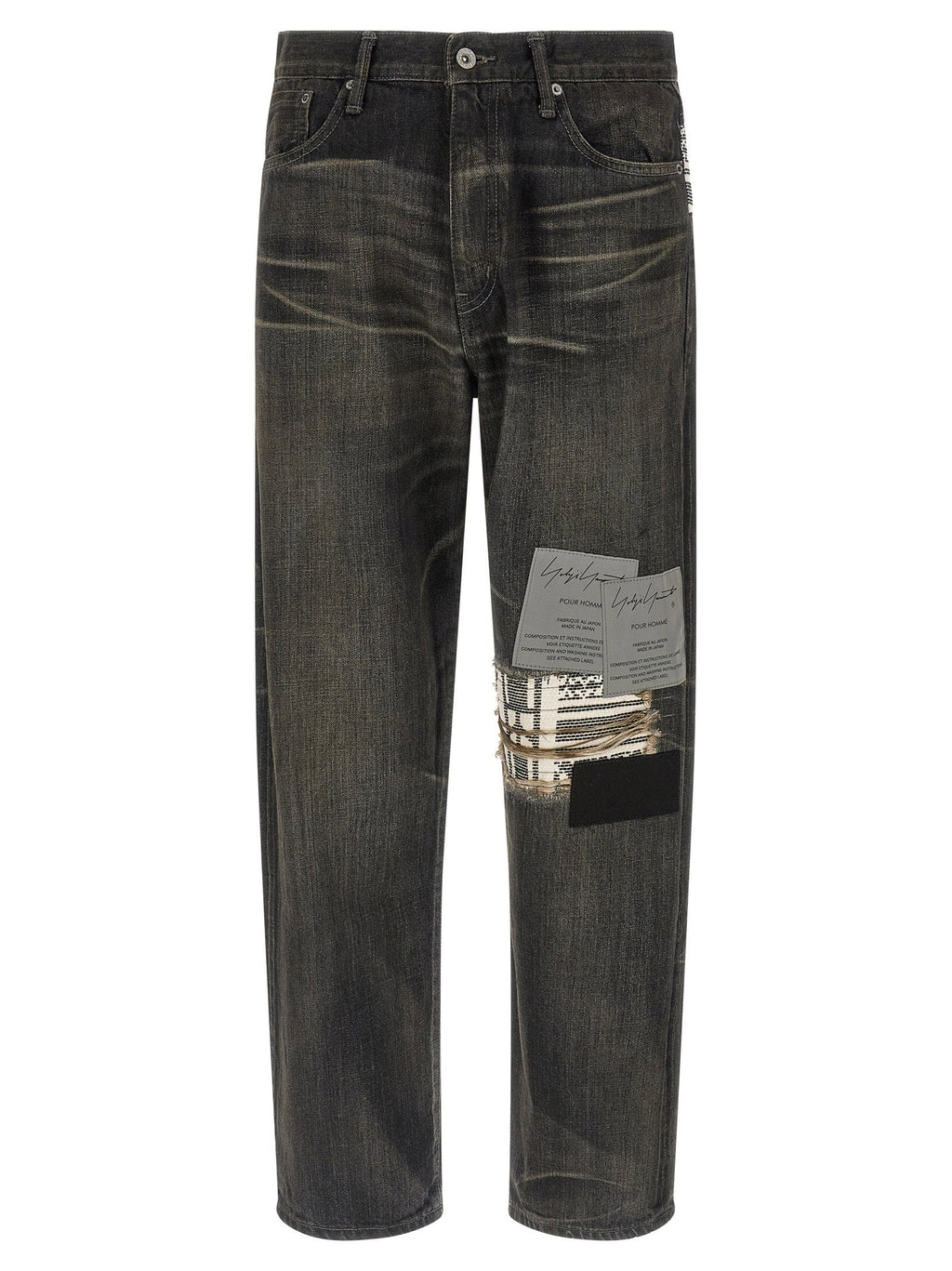 Yohji Yamamoto Yohji Yamamoto Savege Denim Jeans × Nh