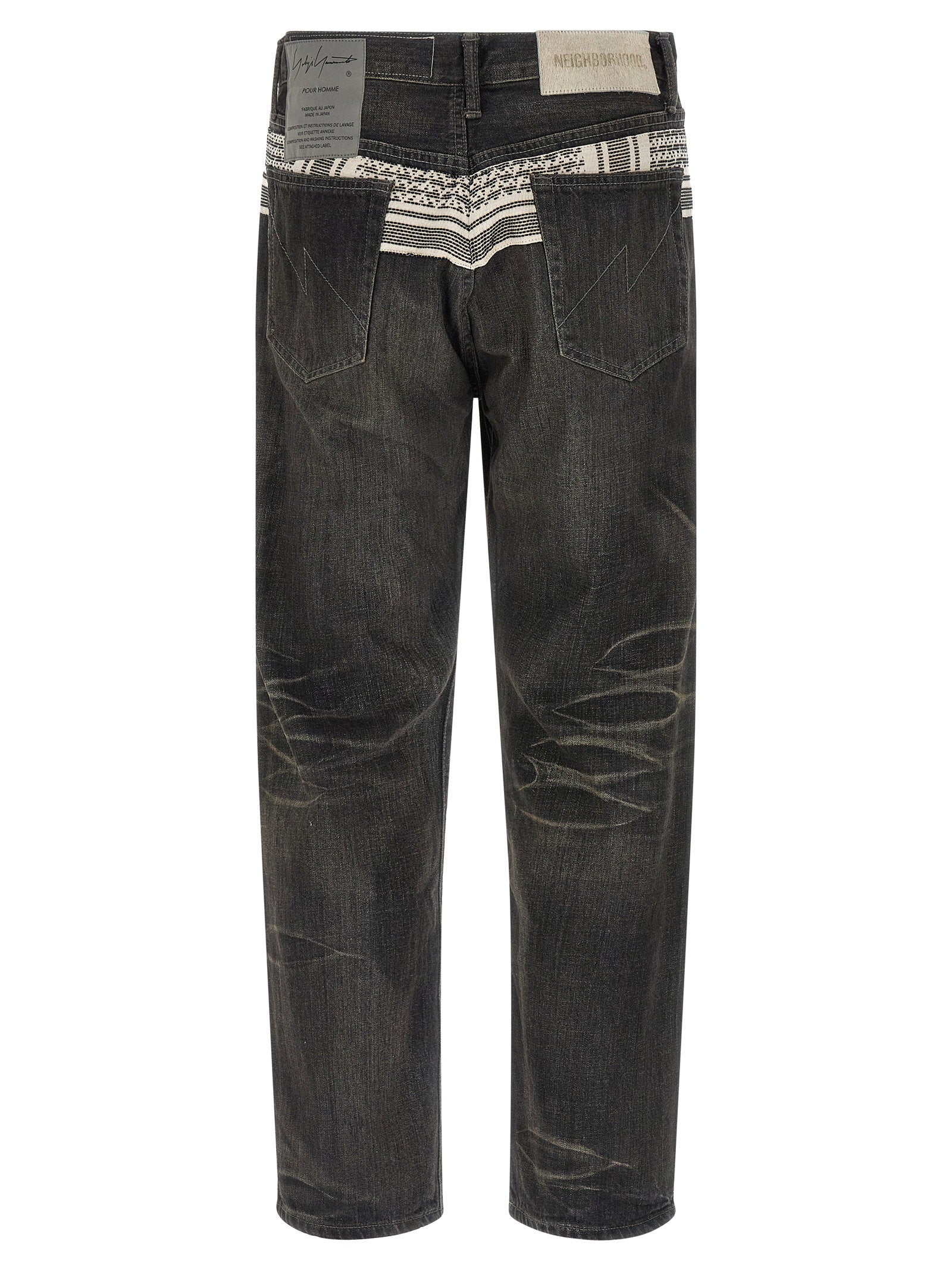 Yohji Yamamoto Yohji Yamamoto Savege Denim Jeans × Nh