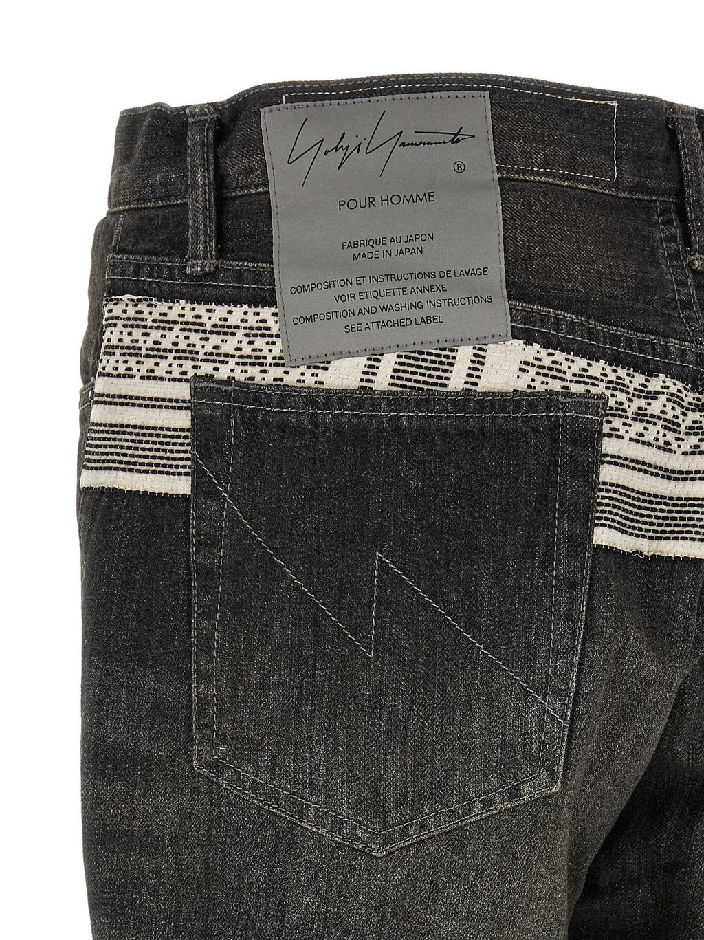 Yohji Yamamoto Yohji Yamamoto Savege Denim Jeans × Nh