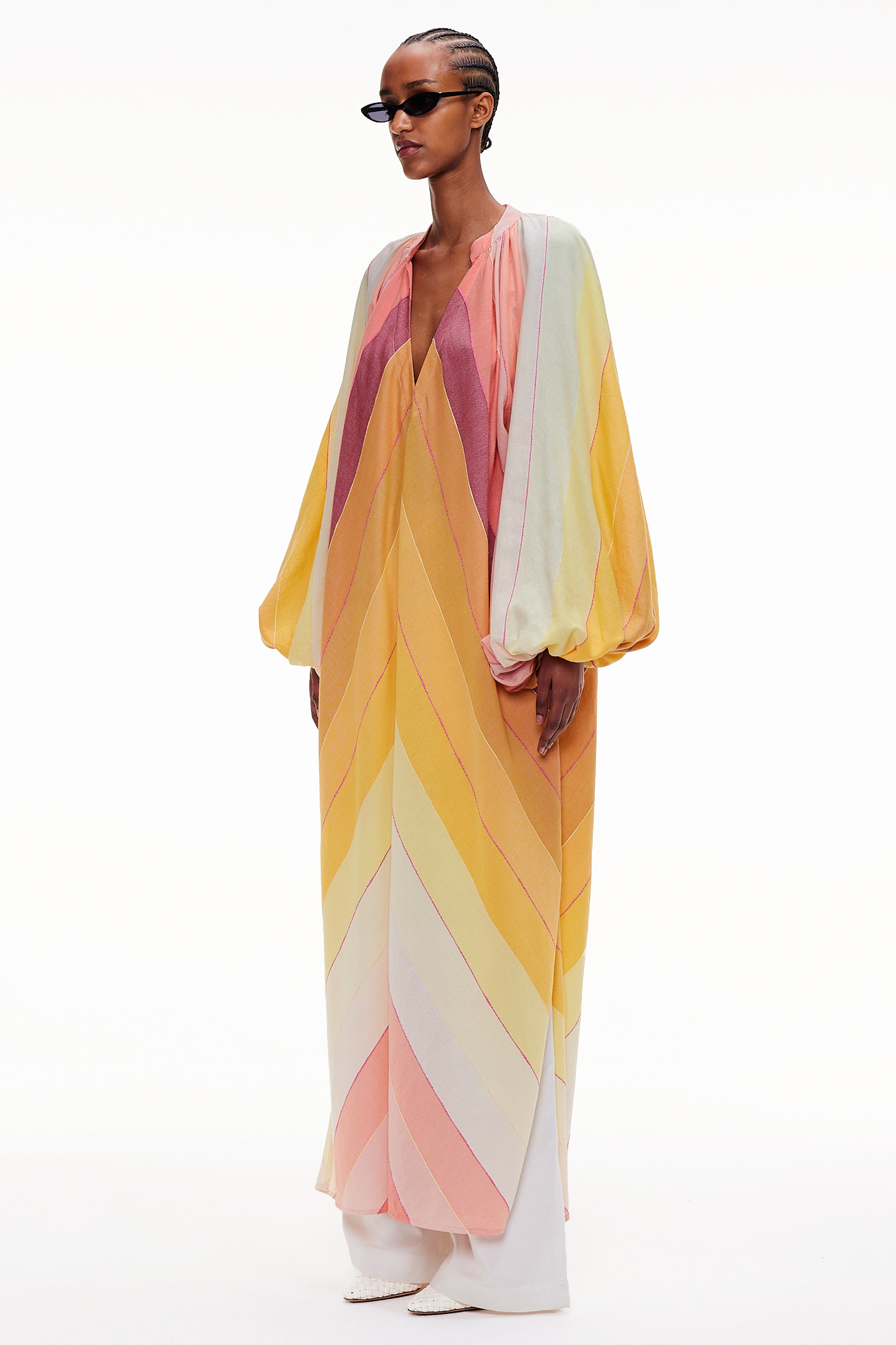 The Touareg Dress - Stripe 78