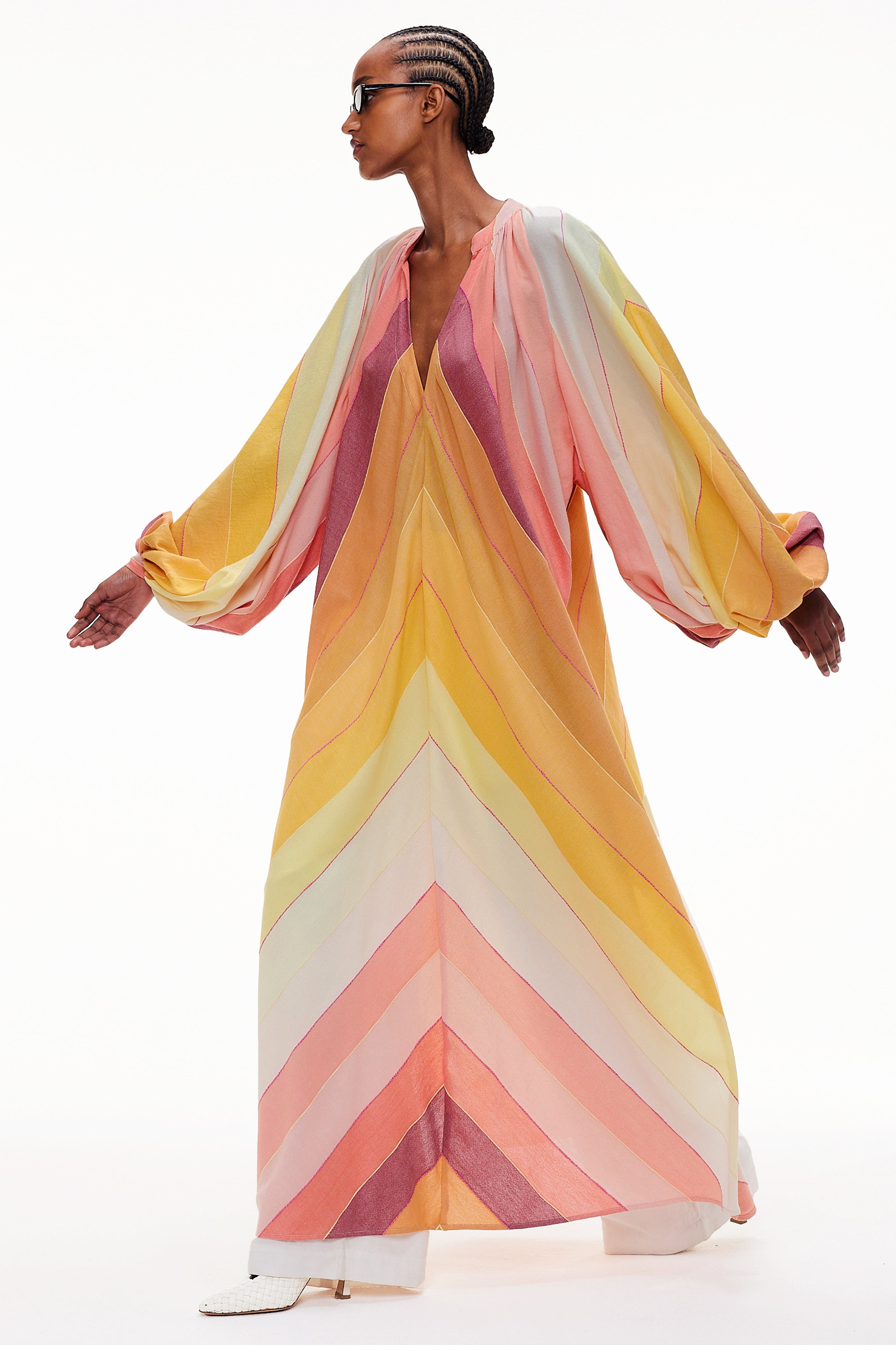 The Touareg Dress - Stripe 78