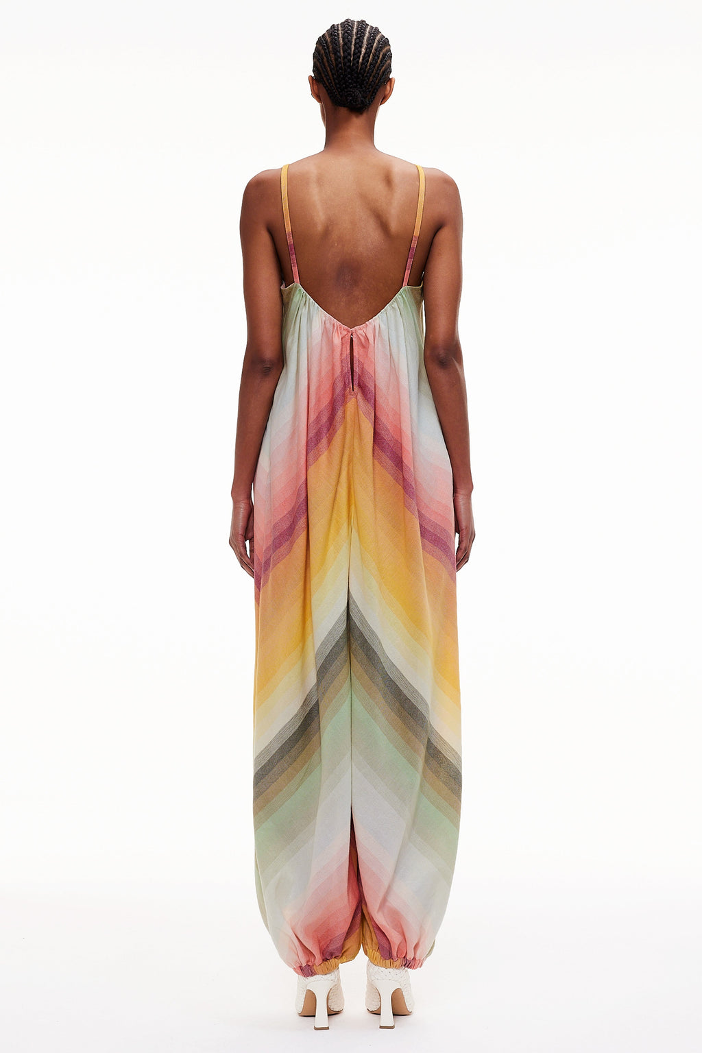 The Balloon Jumpsuit - Stripe 87