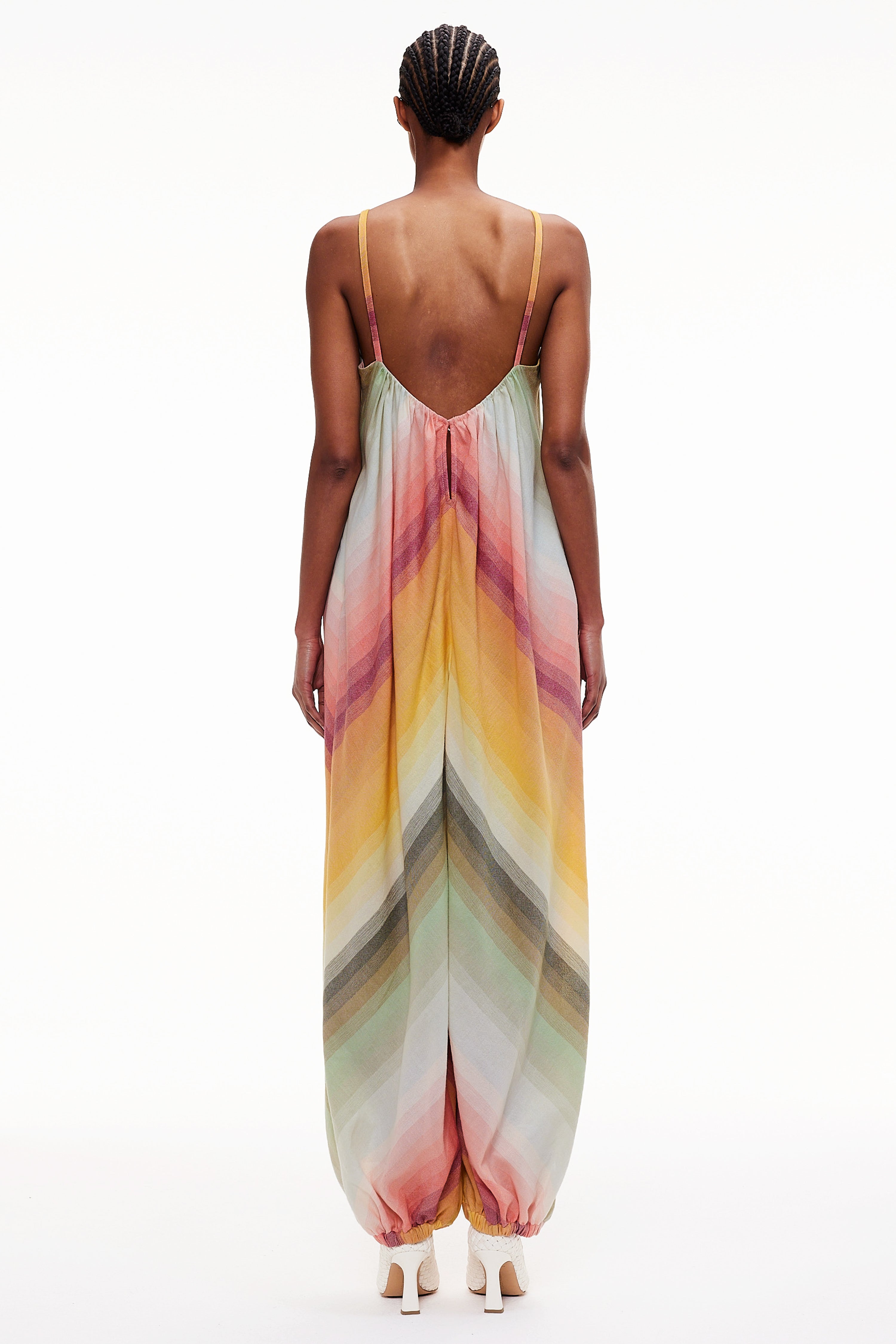 The Balloon Jumpsuit - Stripe 87