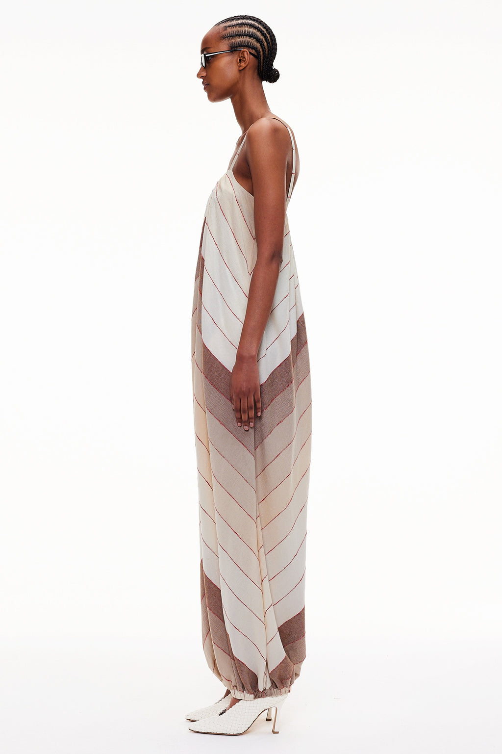 The Balloon Jumpsuit - Stripe 6