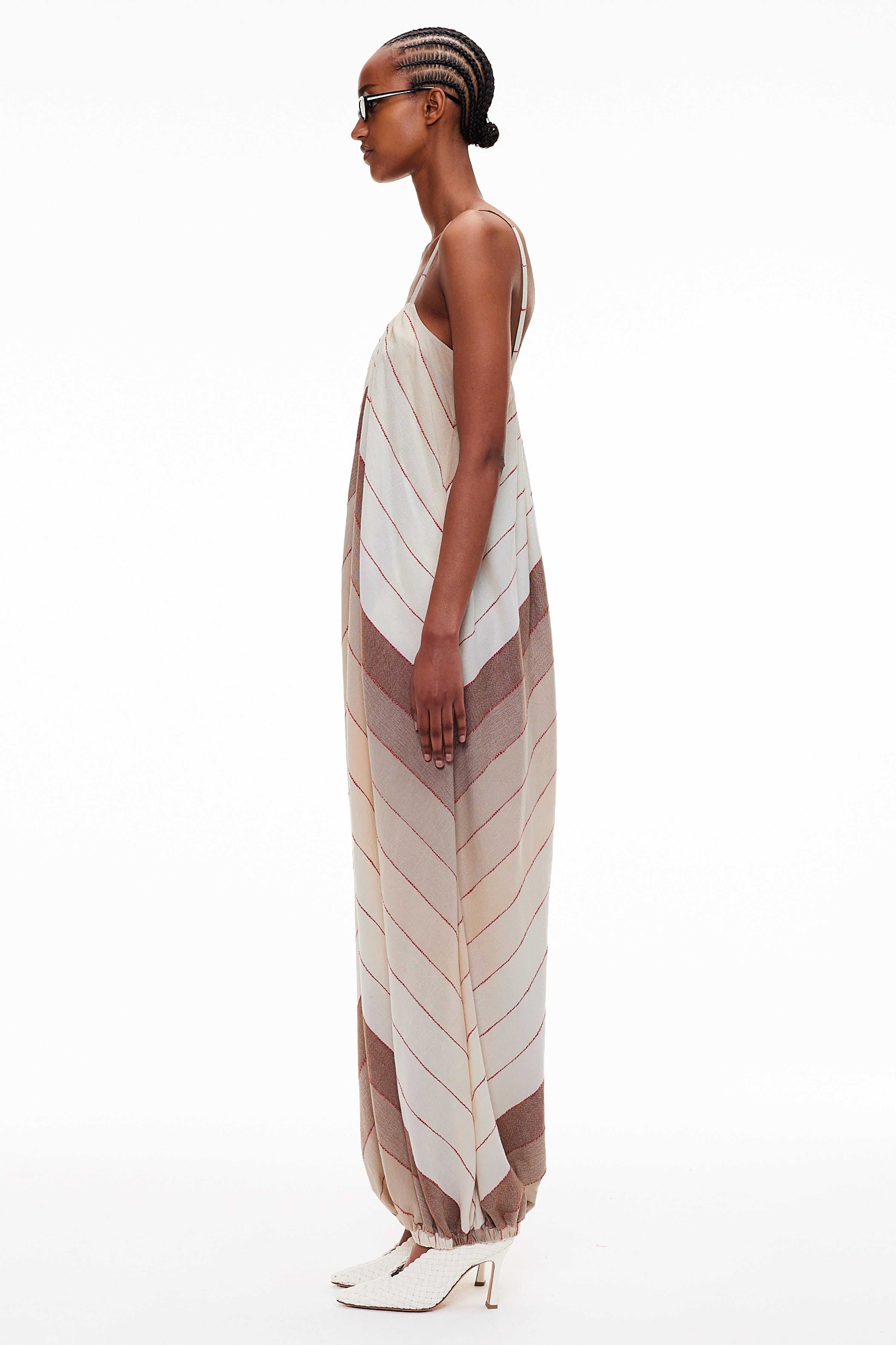 The Balloon Jumpsuit - Stripe 6